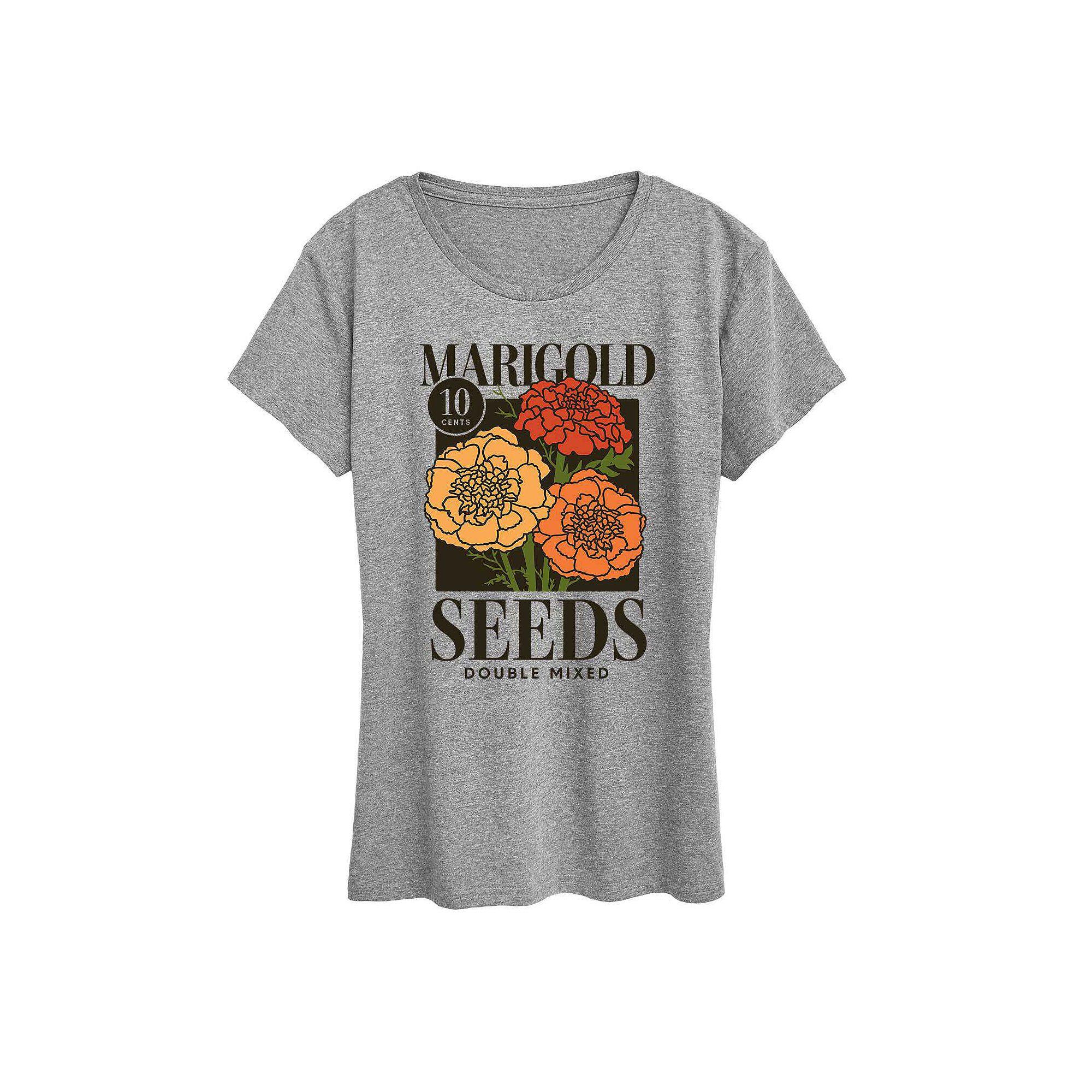 Women's Marigold Seeds Graphic Tee, Girl's,  Product Image