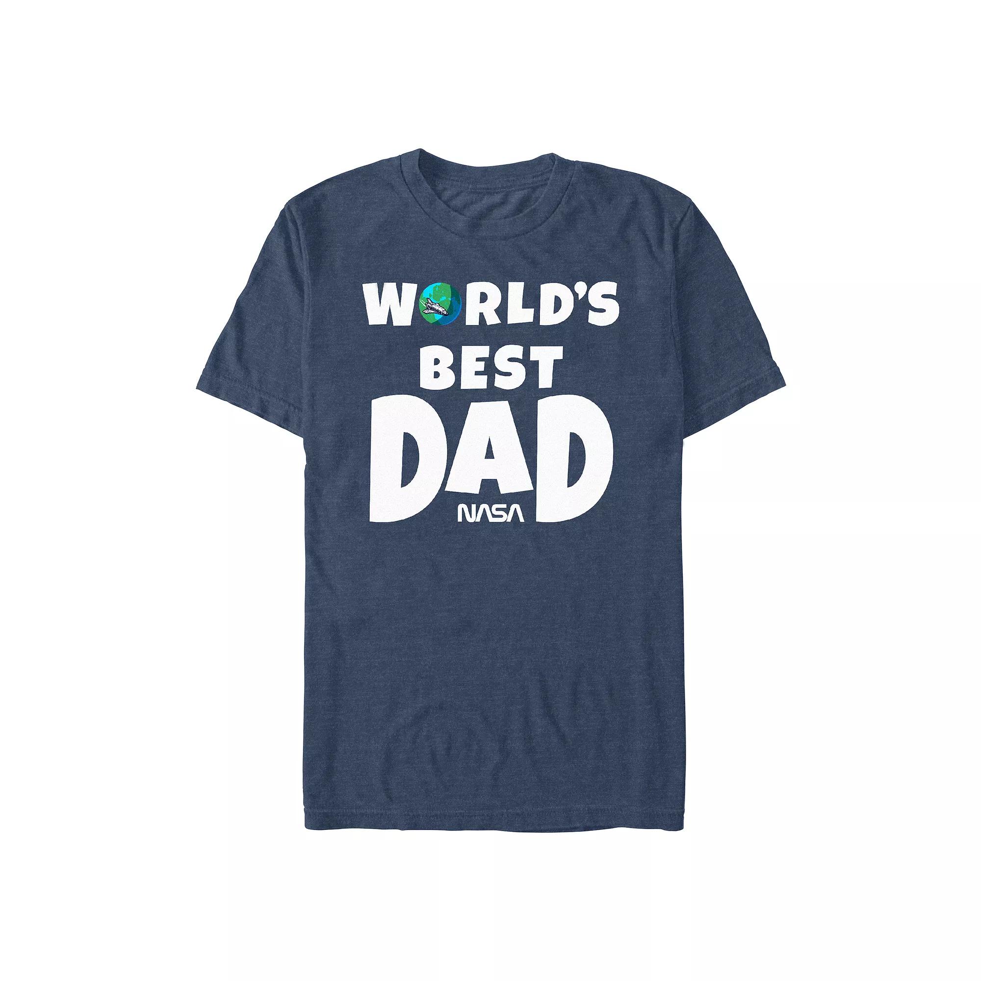 Men's Nasa World's Best Dad Graphic Tee,  Product Image