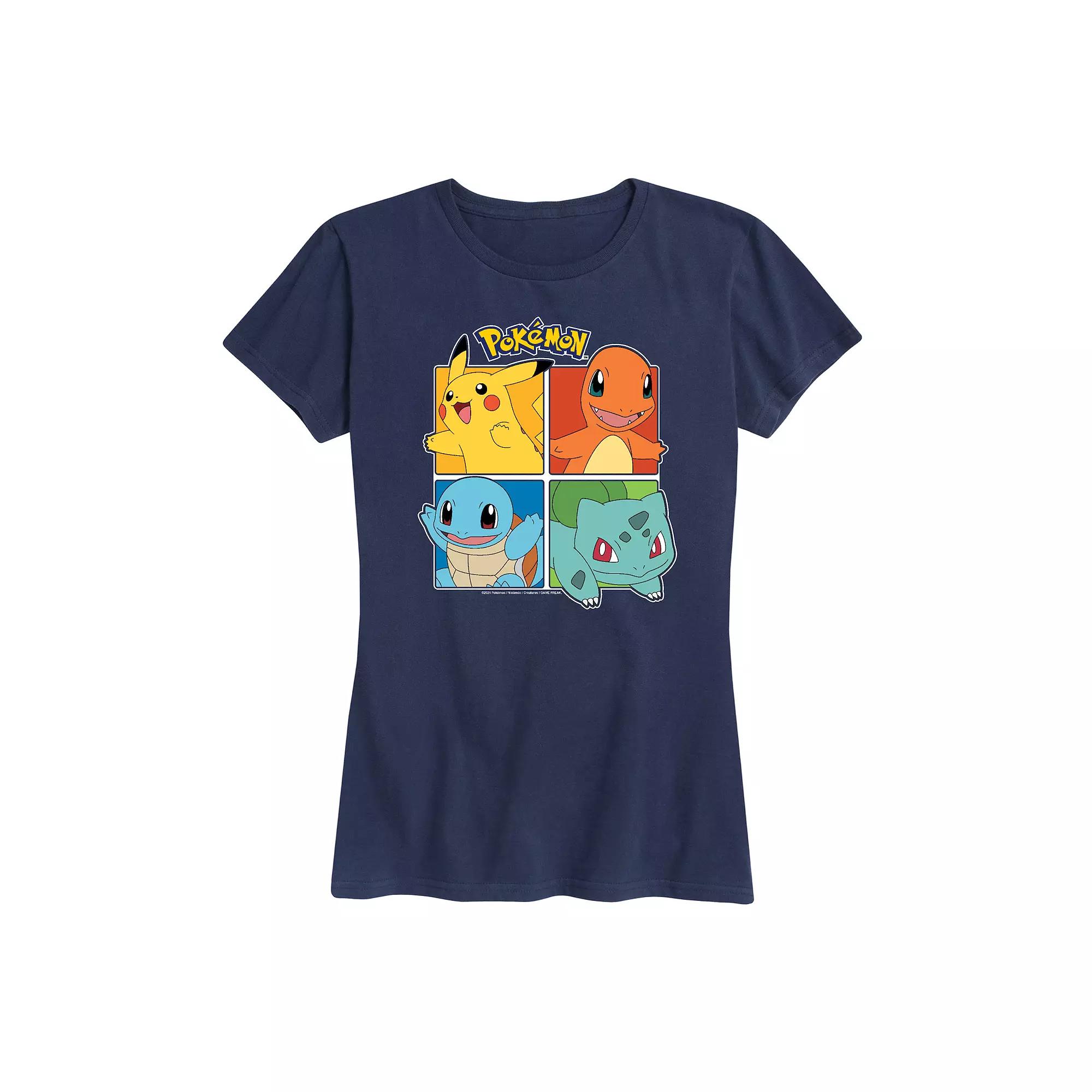 Plus Pokemon Partner Squares Graphic Tee, Women's,  Product Image