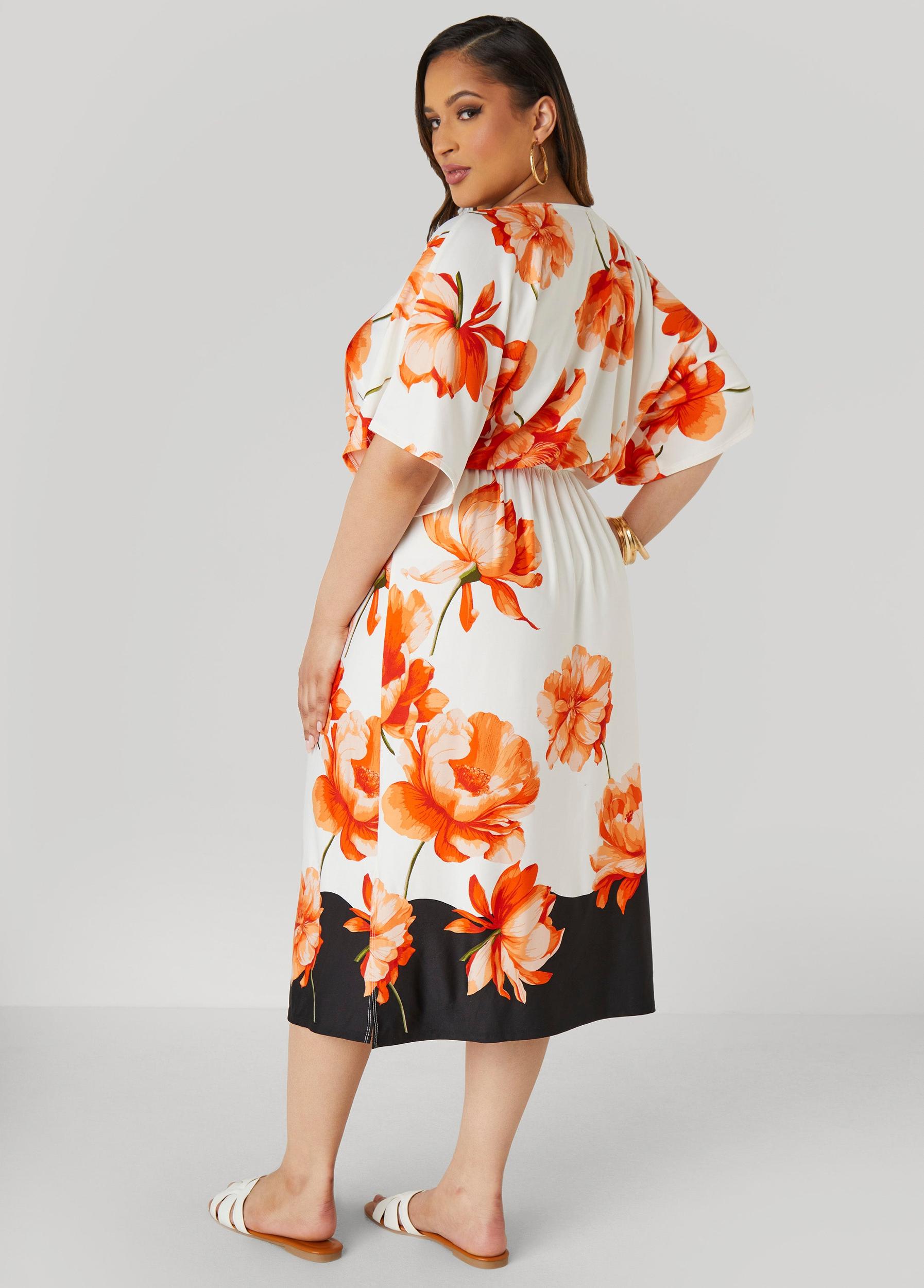 Floral Print Midaxi Dress Product Image