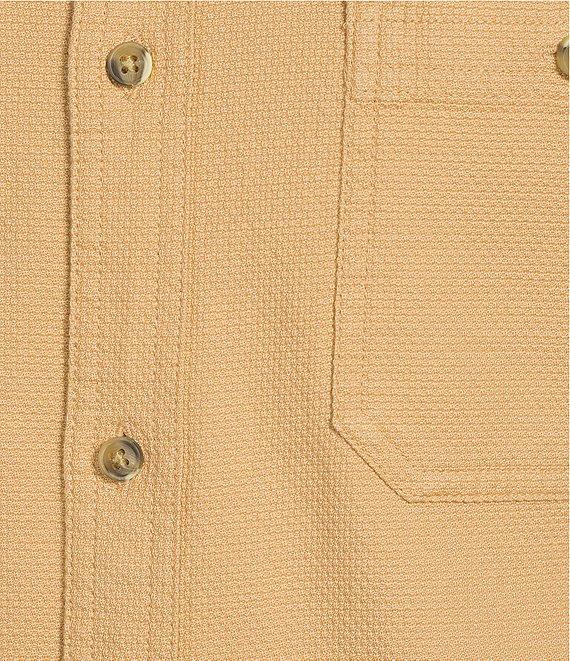 Rowm Long Sleeve Solid Textured Woven Shirt Product Image