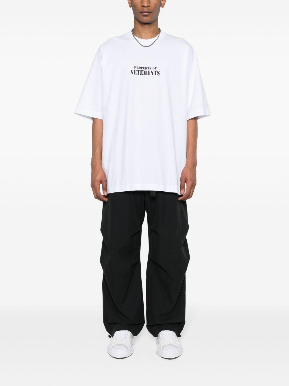 logo-print cotton T-shirt Product Image