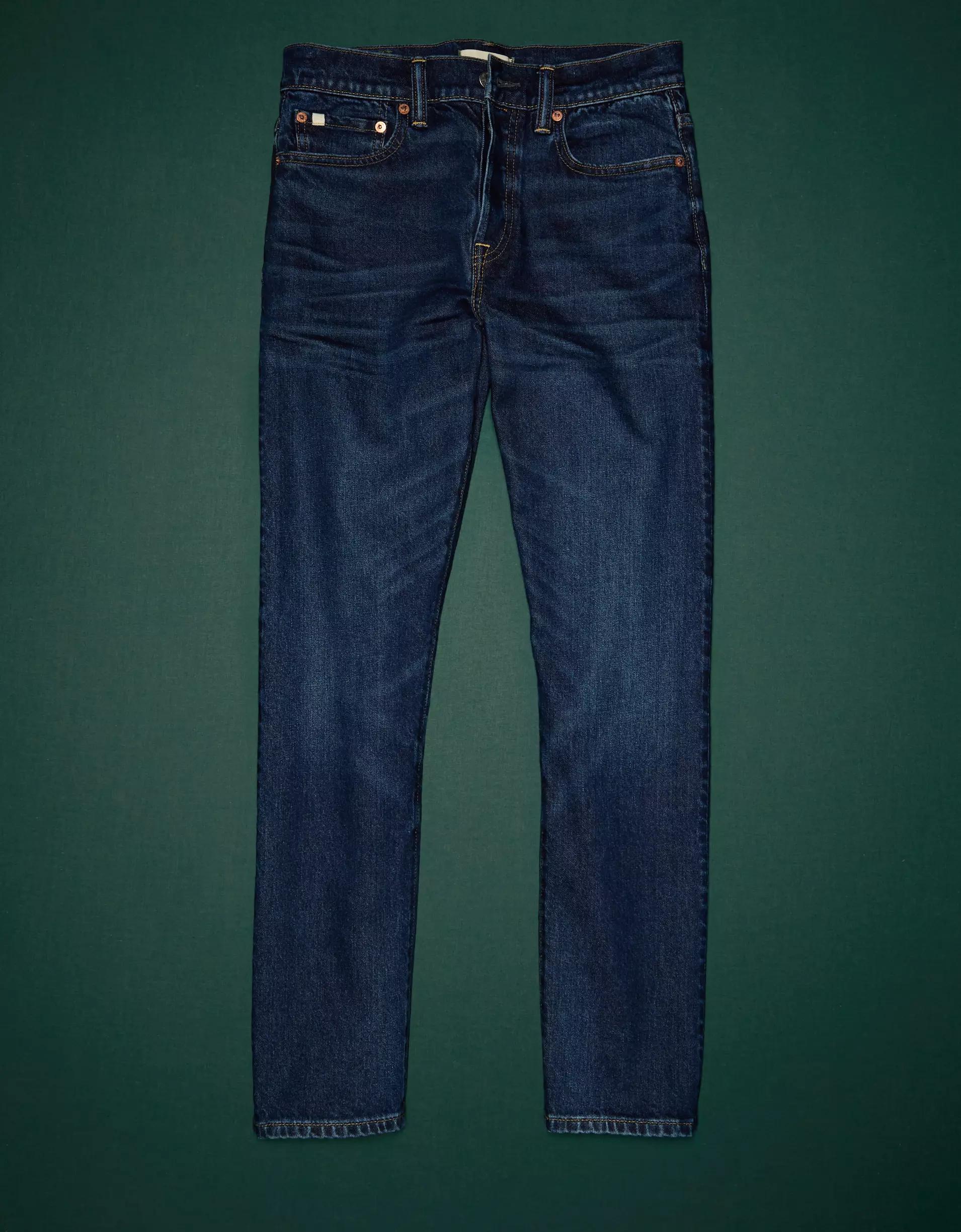 AE77 Premium Straight Crop Jean Product Image