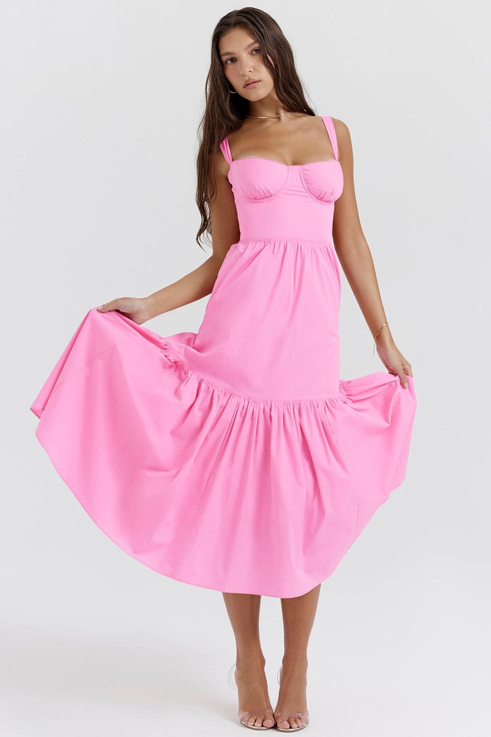 Elia  french pink midi sundress Product Image