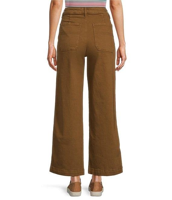 L.L.Bean 207 Vintage High Rise Wide Leg Stretch Denim Jeans Product Image