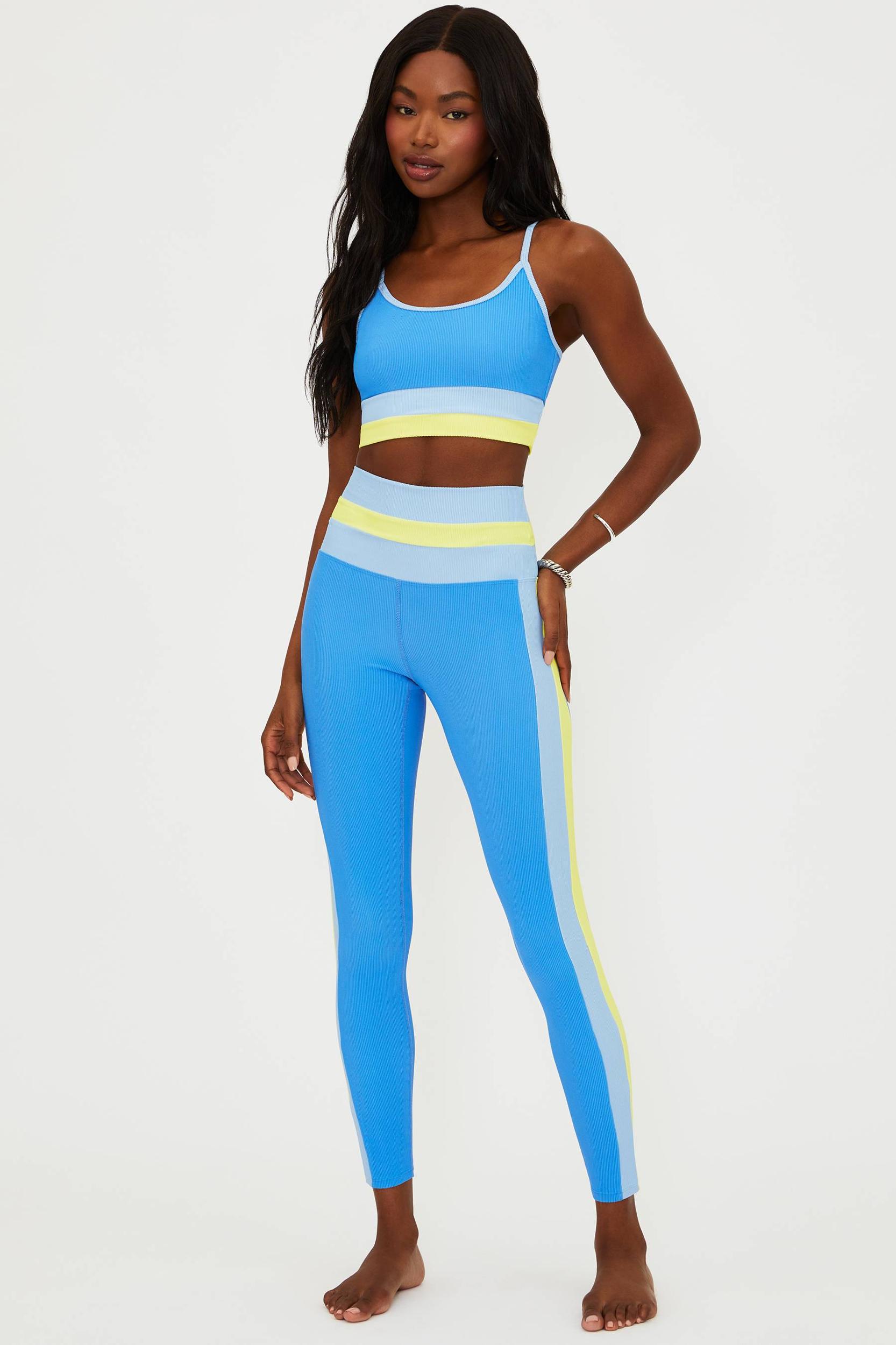 Mariella Legging Marina Blue Colorblock Product Image