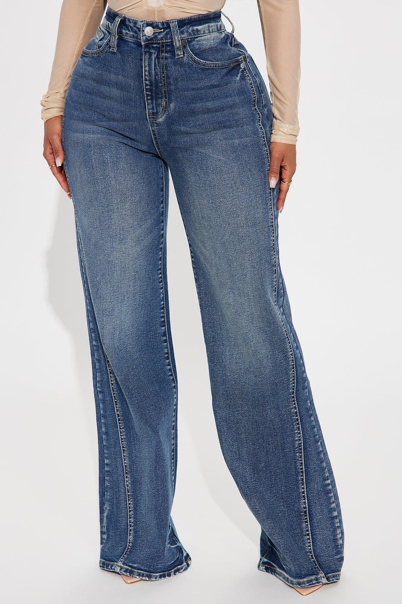 Upper West High Rise Stretch Flare Jeans - Dark Wash Female Product Image