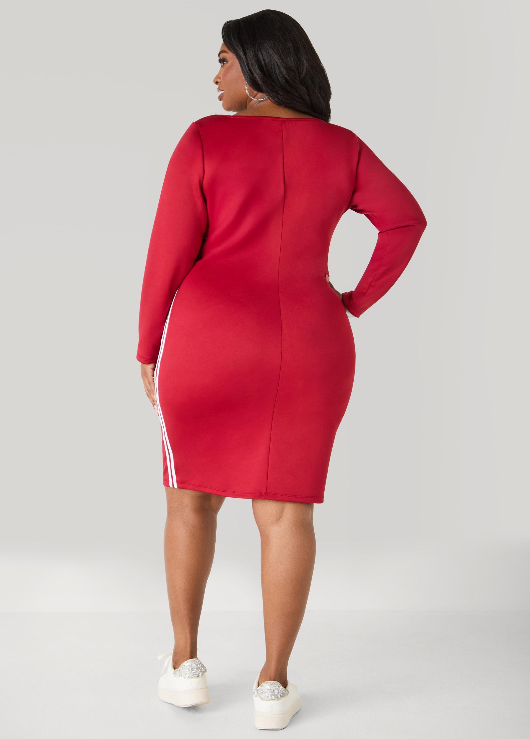 Striped Bodycon Dress Product Image