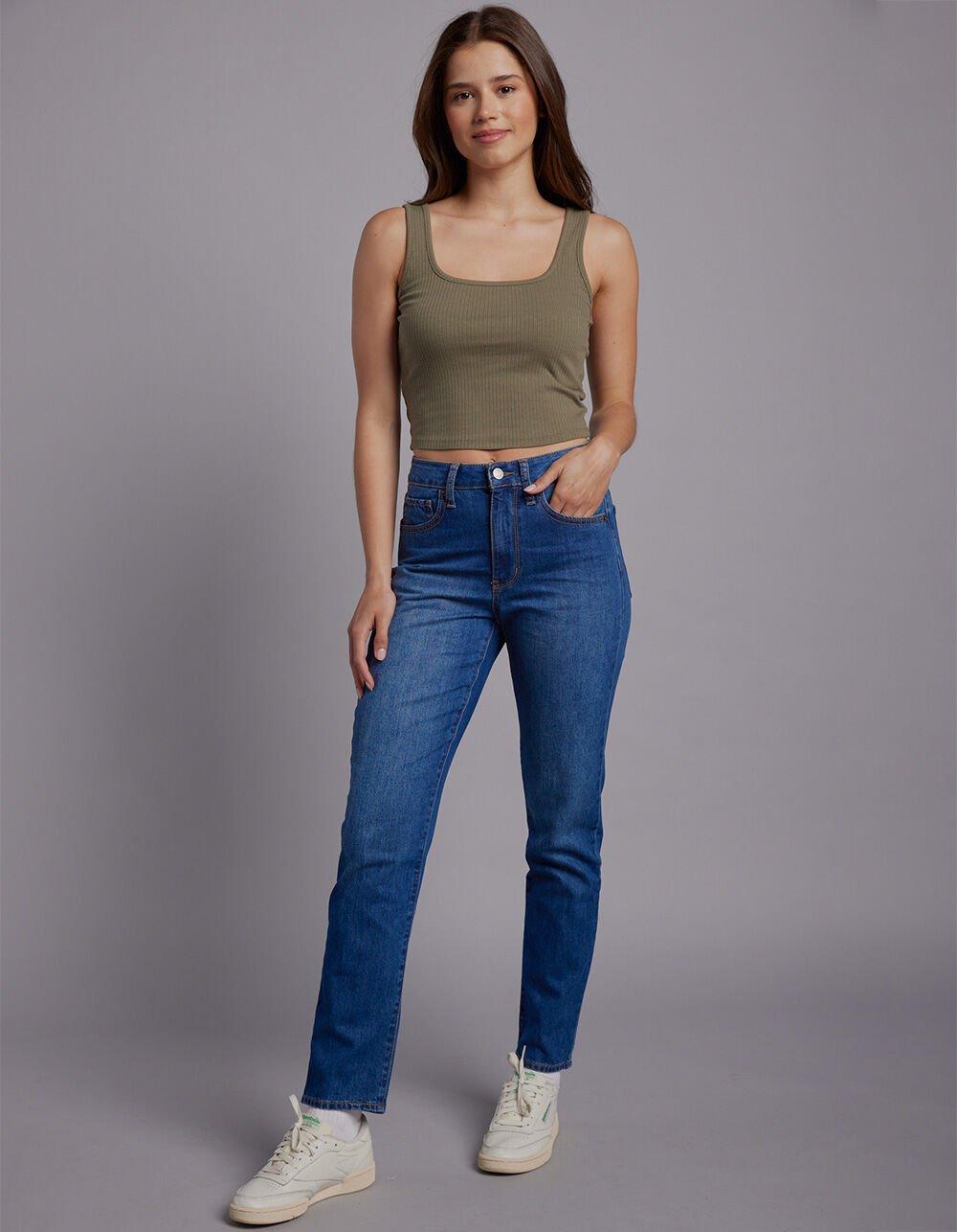 RSQ Womens Vintage Mom Jeans - Dark Wash Product Image