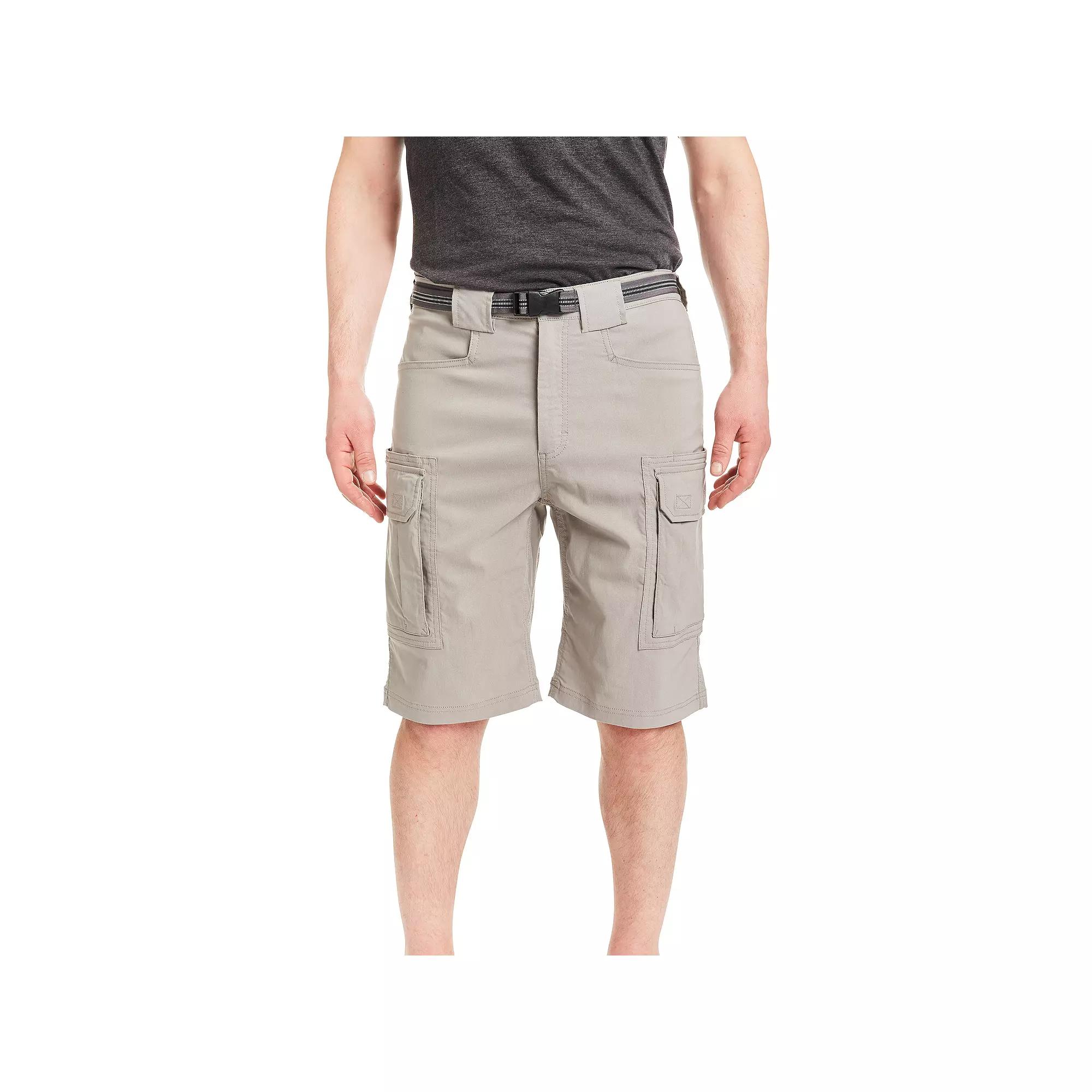 Men's Smith's Workwear Regular-Fit Stretch Performance Belted Cargo Shorts,  Product Image