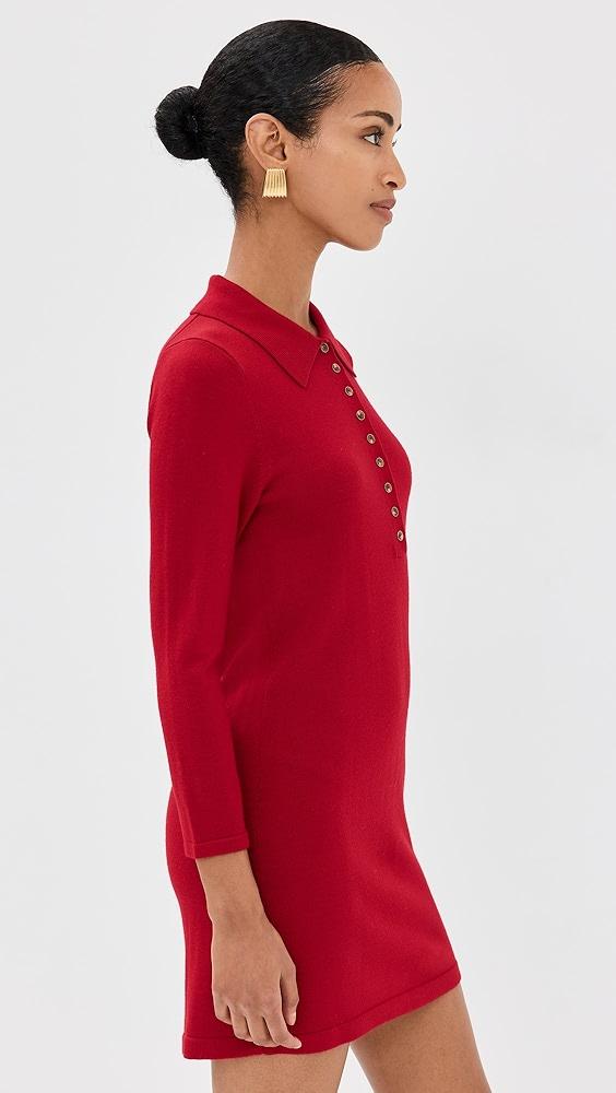 Reformation Luell Regenerative Merino Polo Mini Dress | Shopbop Product Image