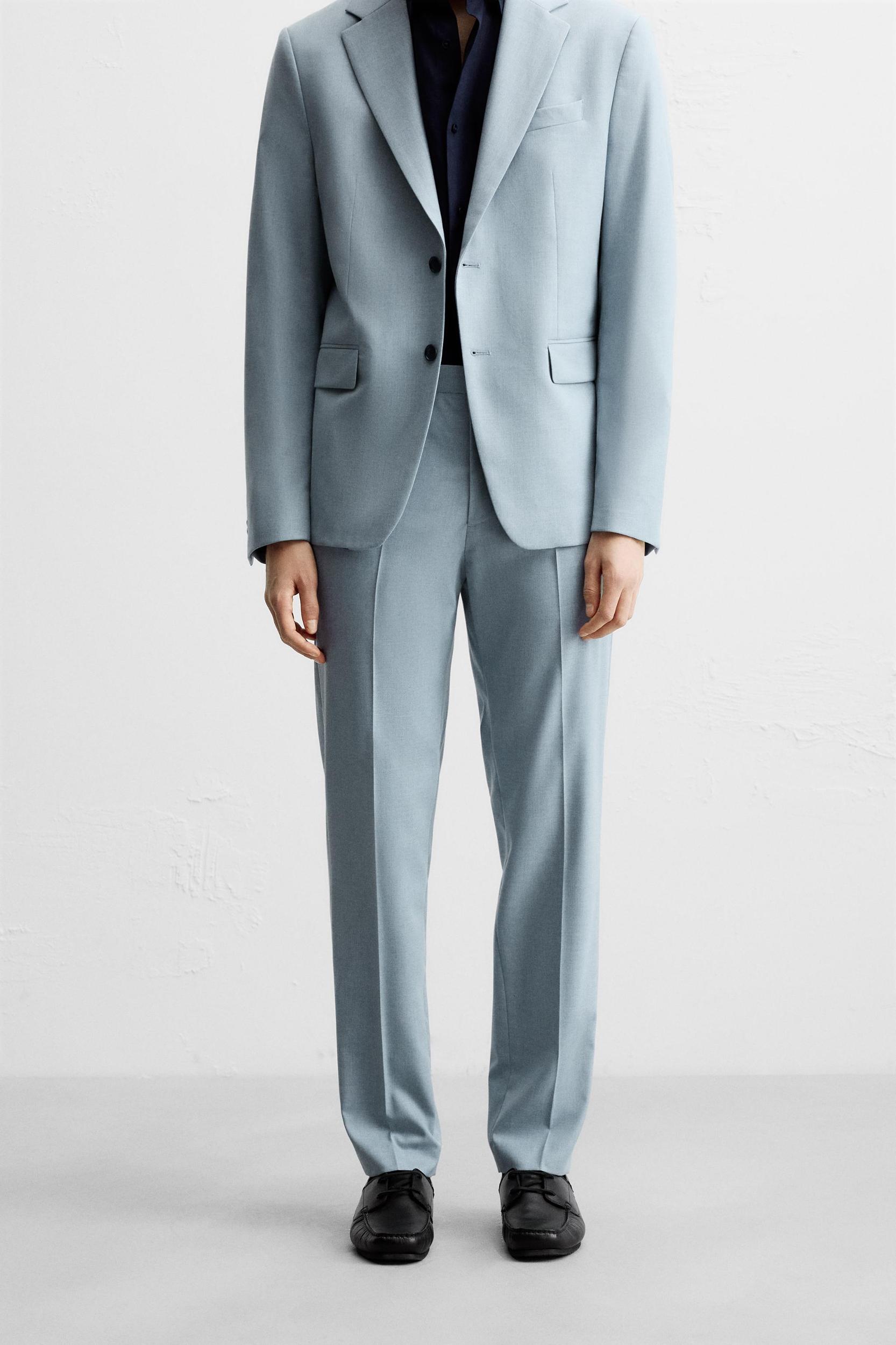 SLIM FIT SUIT PANTS Product Image