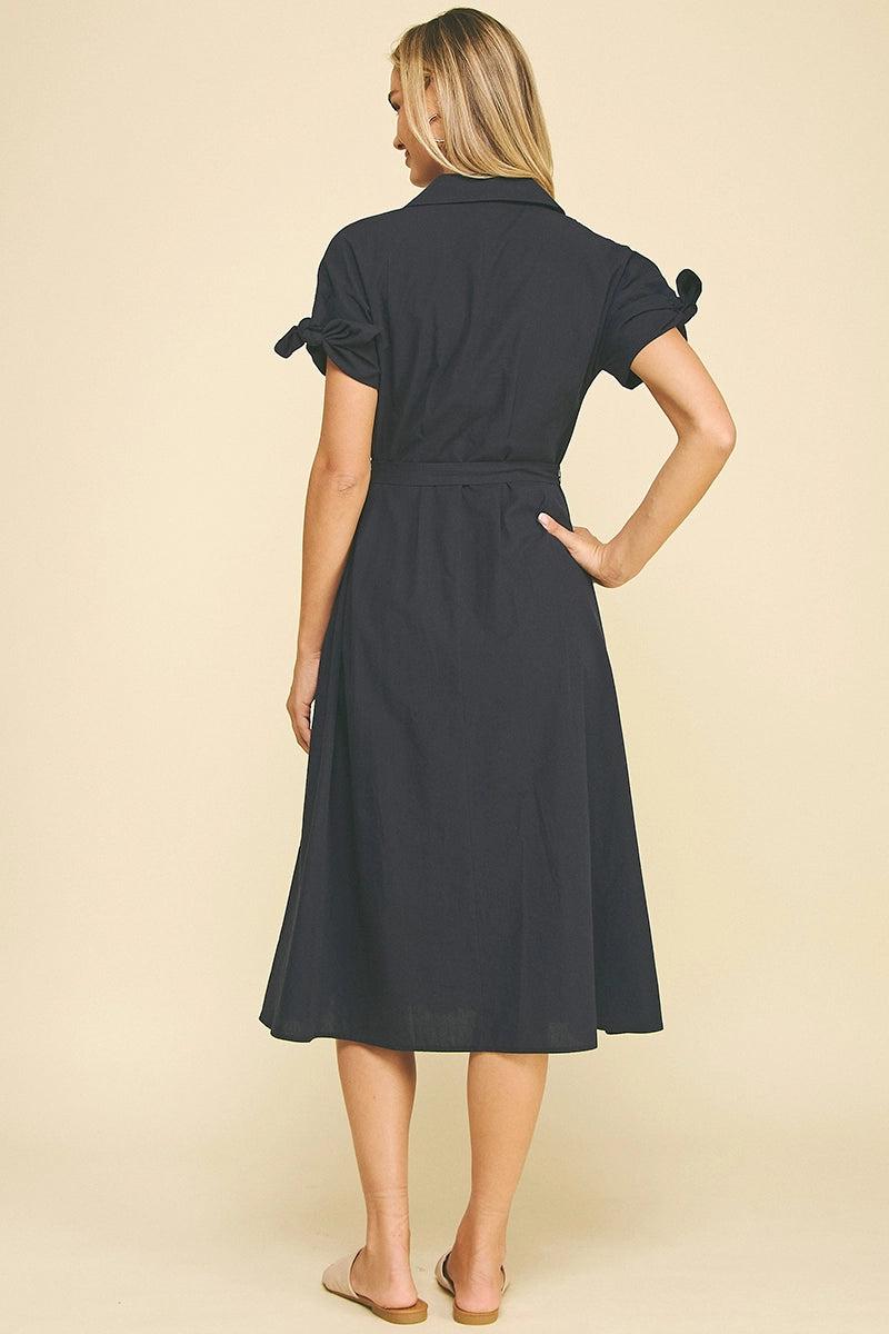 Button Down Midi Dress Product Image