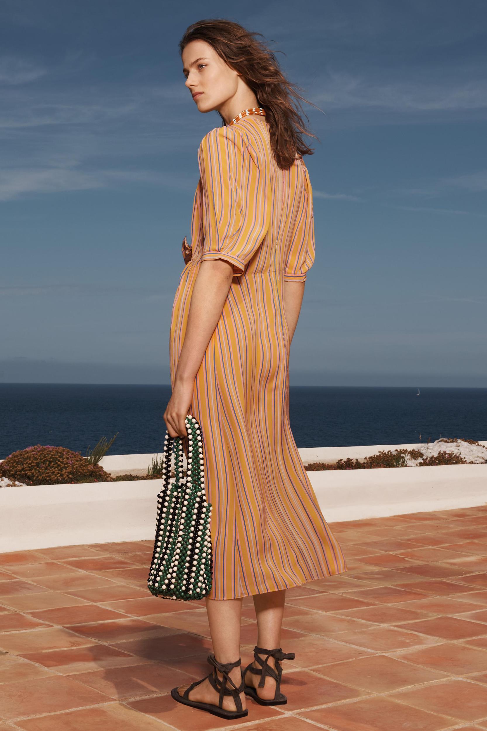 LIMITED EDITION STRIPED MIDI DRESS Product Image