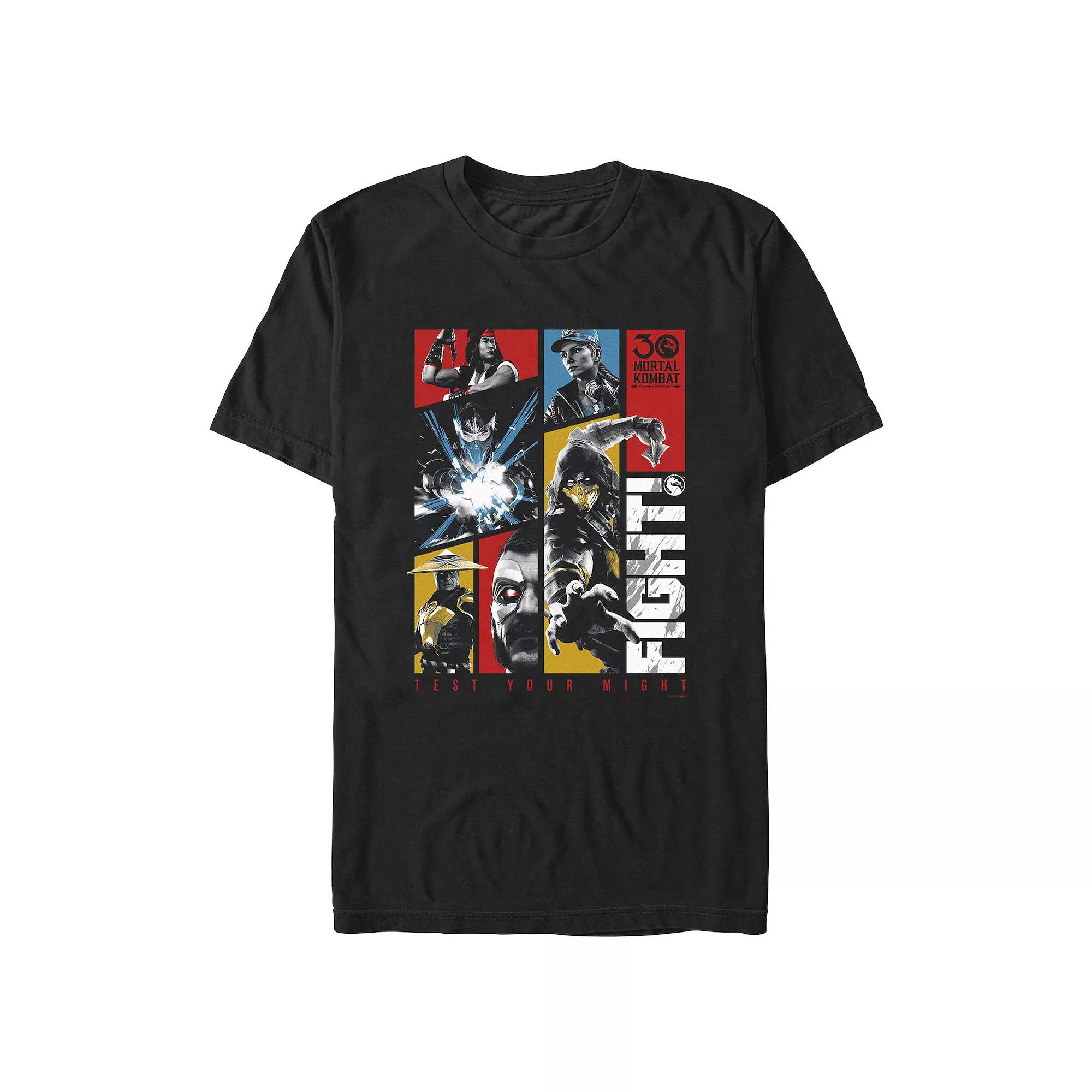 Men's Mortal Kombat Fight Test Your Might Graphic Tee,  Product Image