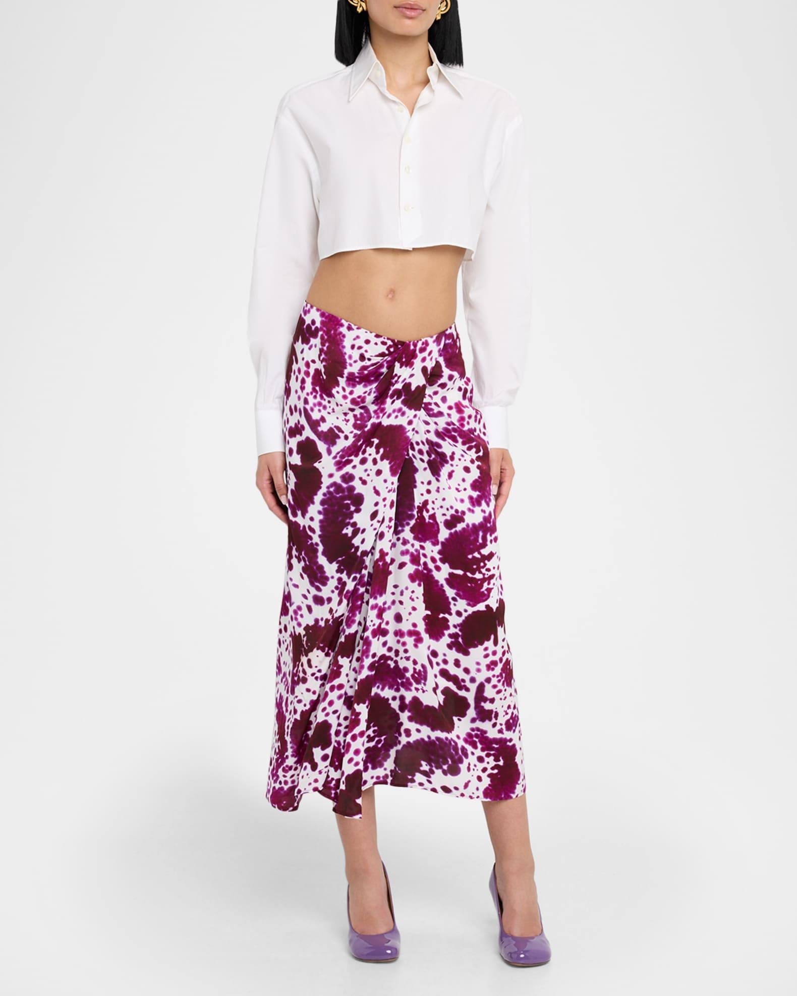 Sampa Draped Midi Skirt Product Image