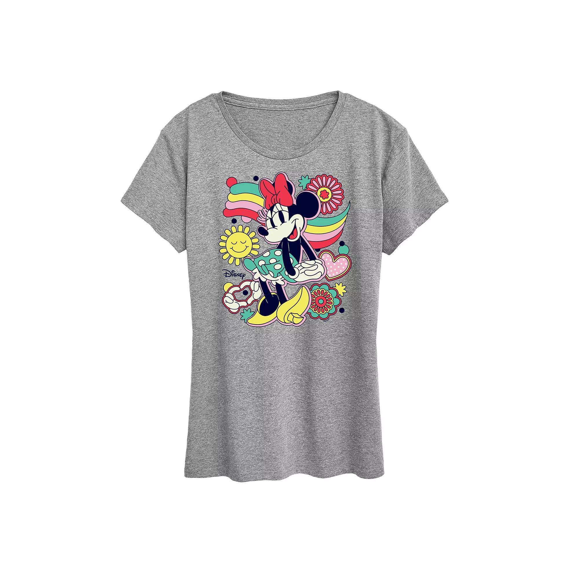Disney's Minnie Mouse Collage Graphic Tee, Women's,  Product Image
