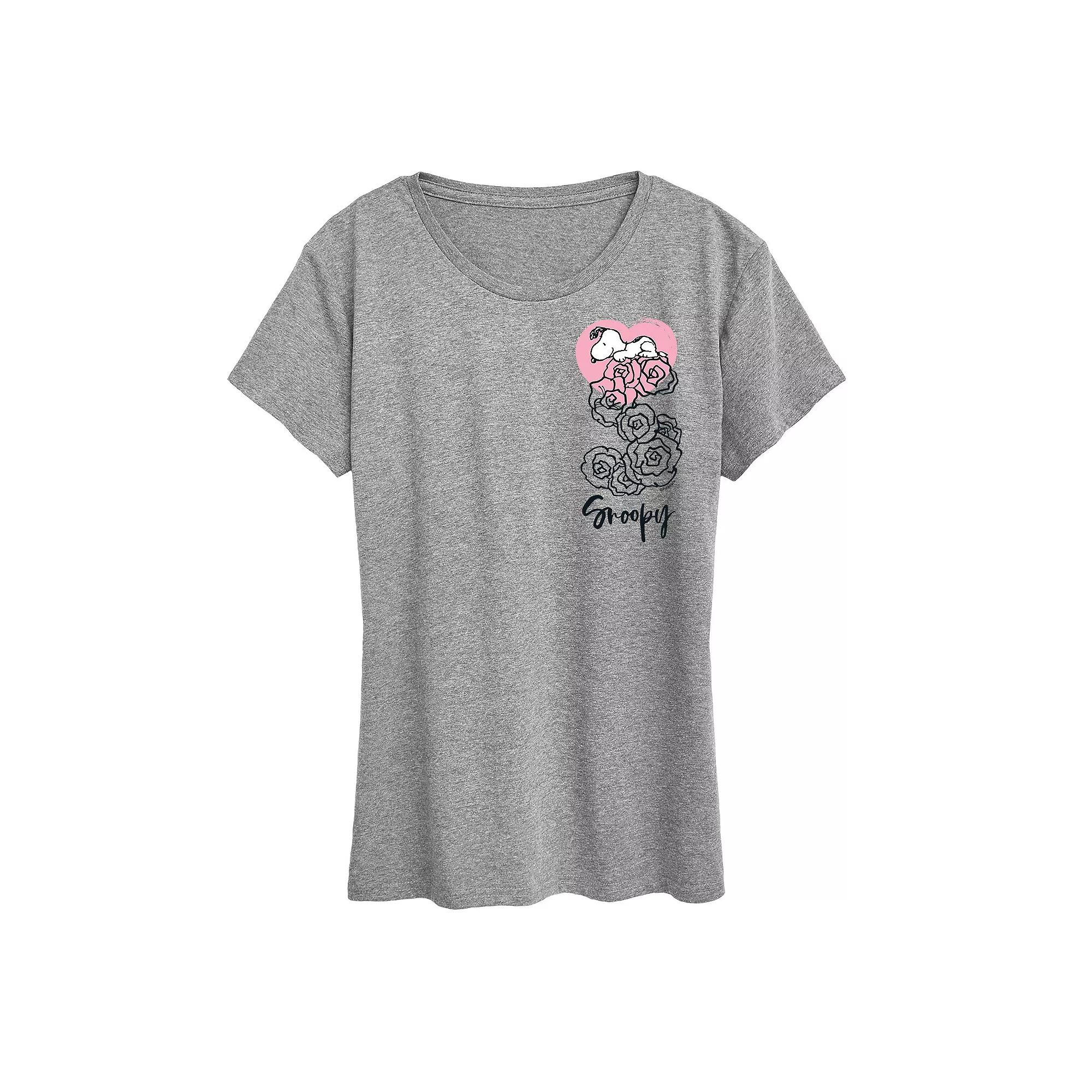 Women's Dandelion Crescent Moon Graphic Tee, Girl's,  Product Image