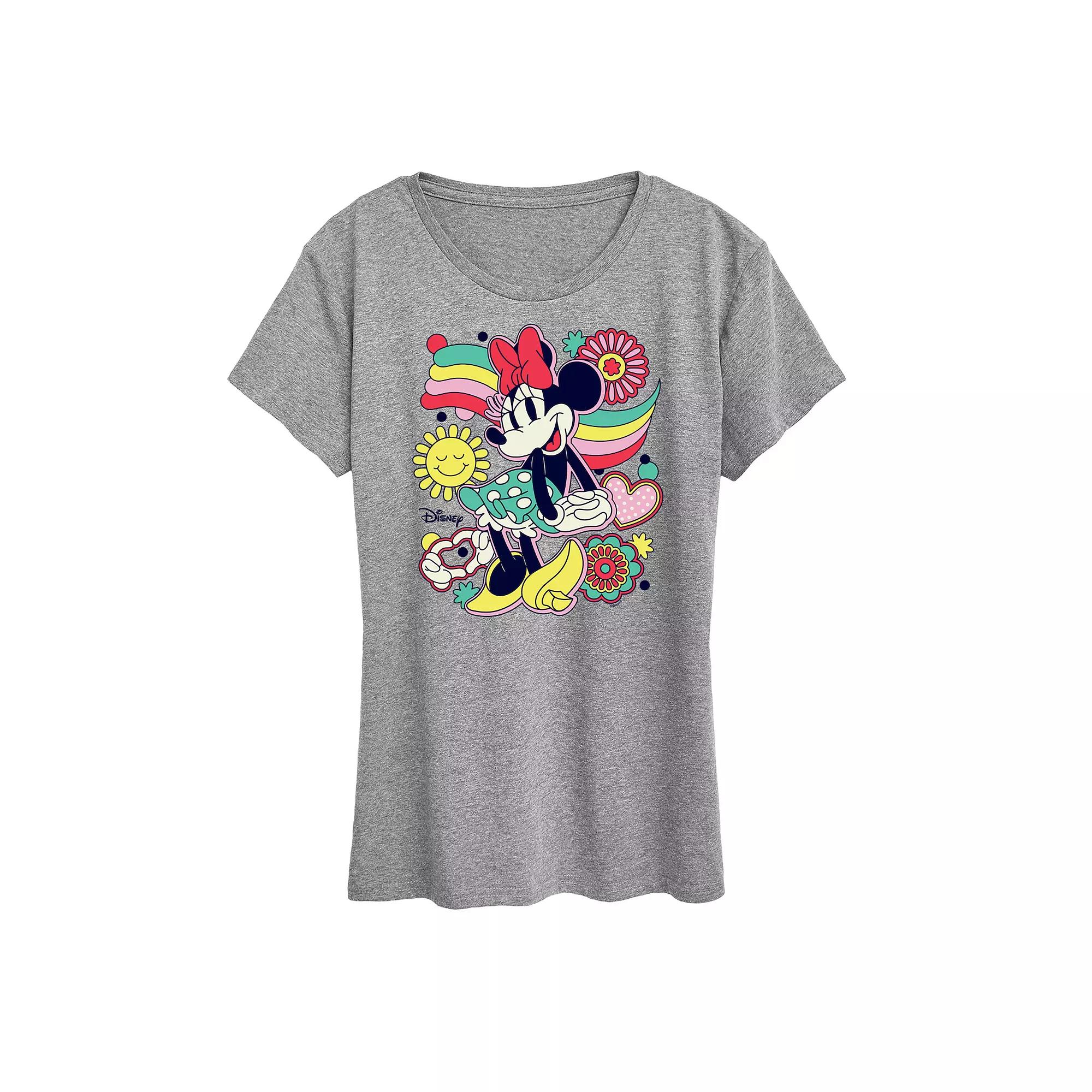 Disney's Minnie Mouse Collage Graphic Tee, Women's,  Product Image
