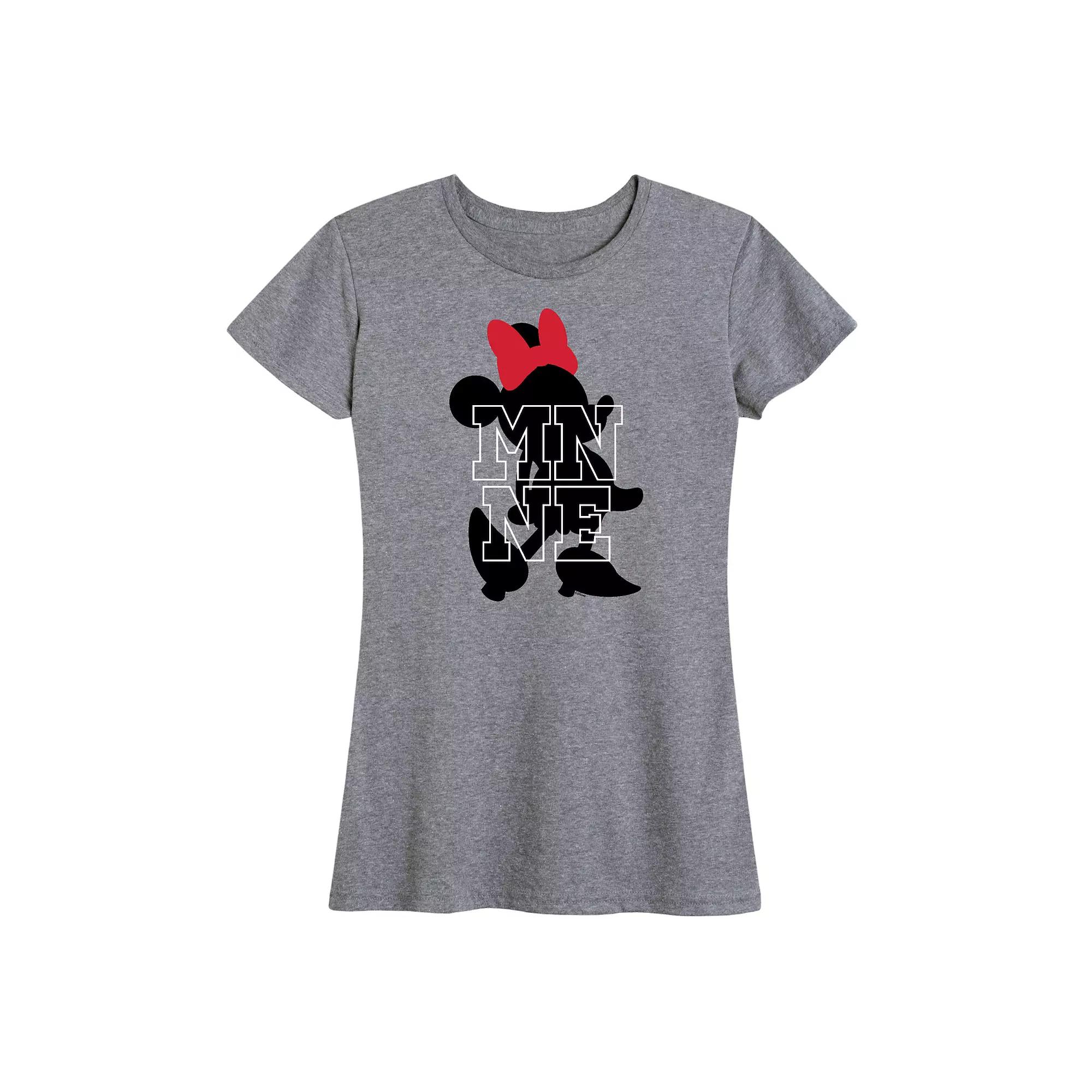 Disney's Minnie Mouse Silhouette Graphic Tee, Women's,  Product Image