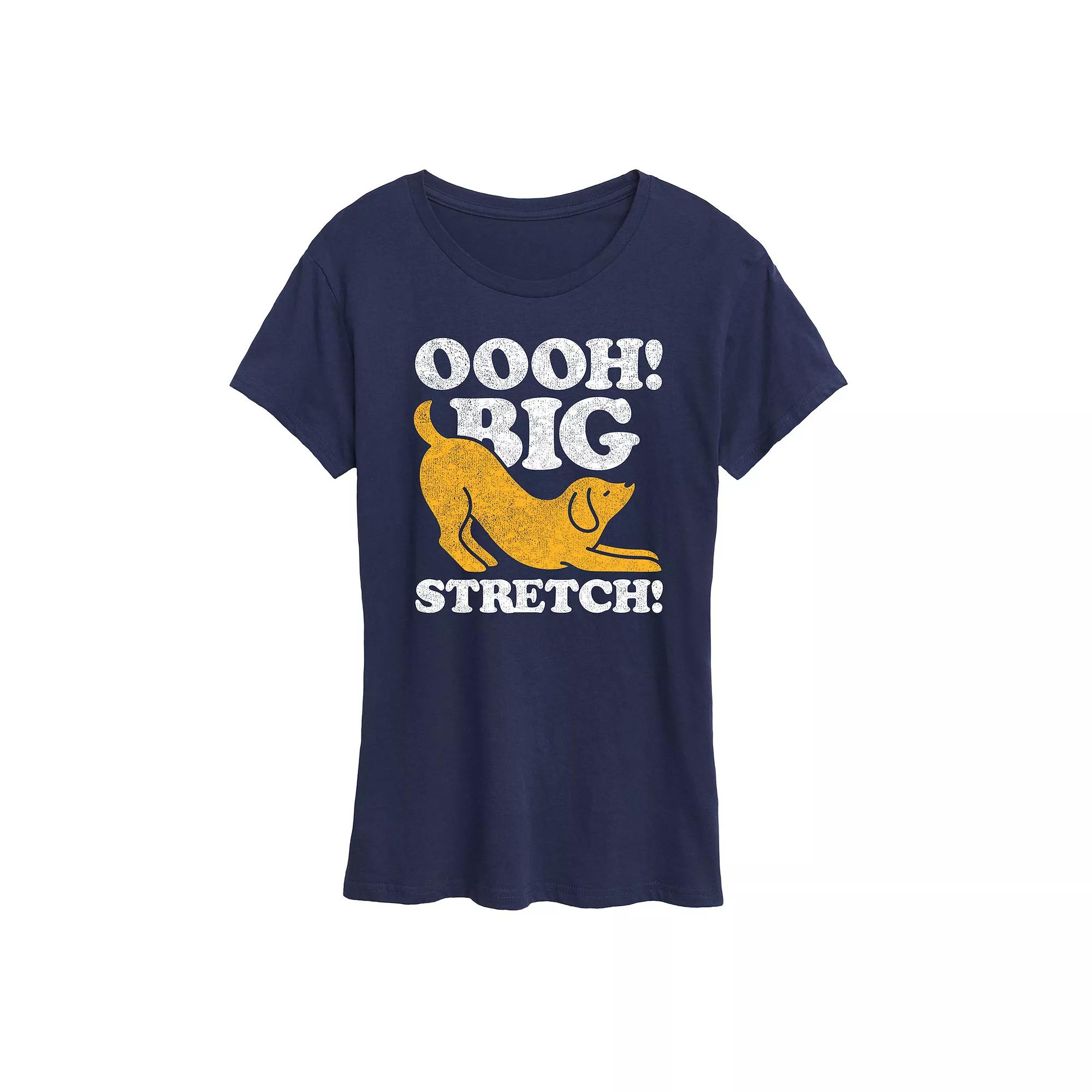 Women's Dog Oooh Big Stretch Graphic Tee,  Product Image