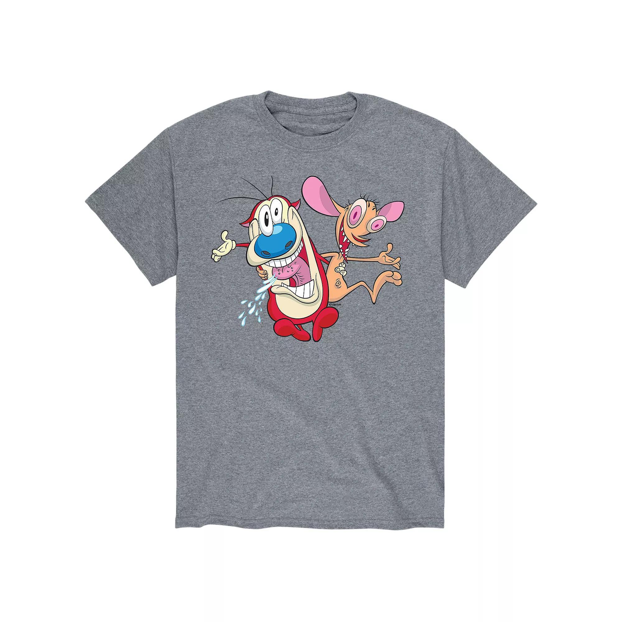 Men's Ren & Stimpy Skipping Tee,  Product Image