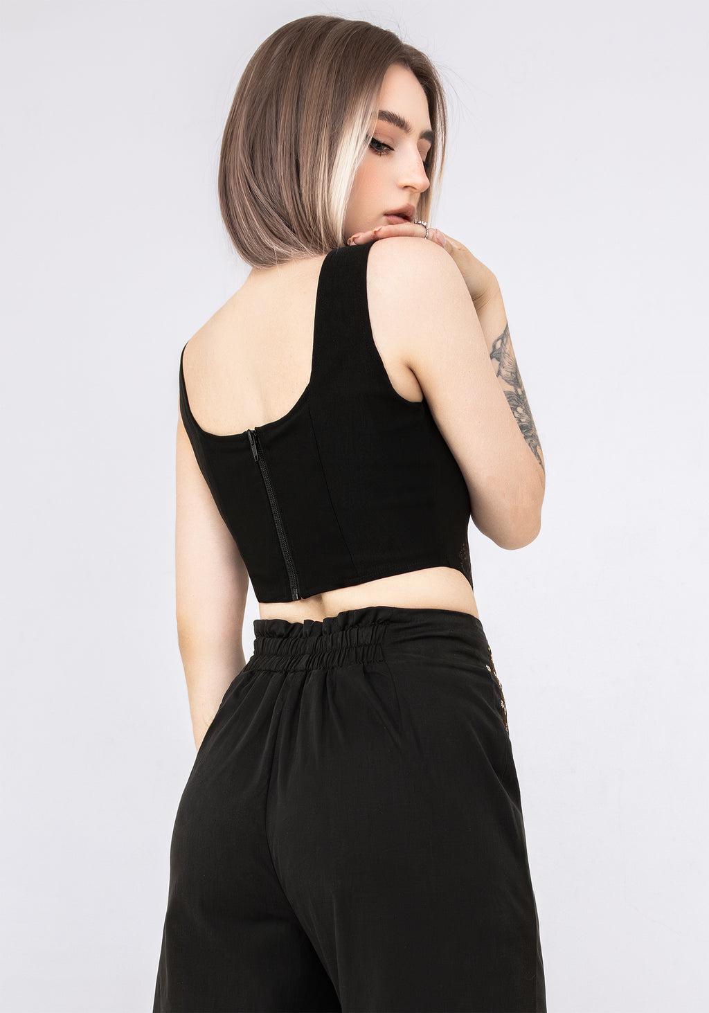 Helena Embroidered Corset Top Product Image