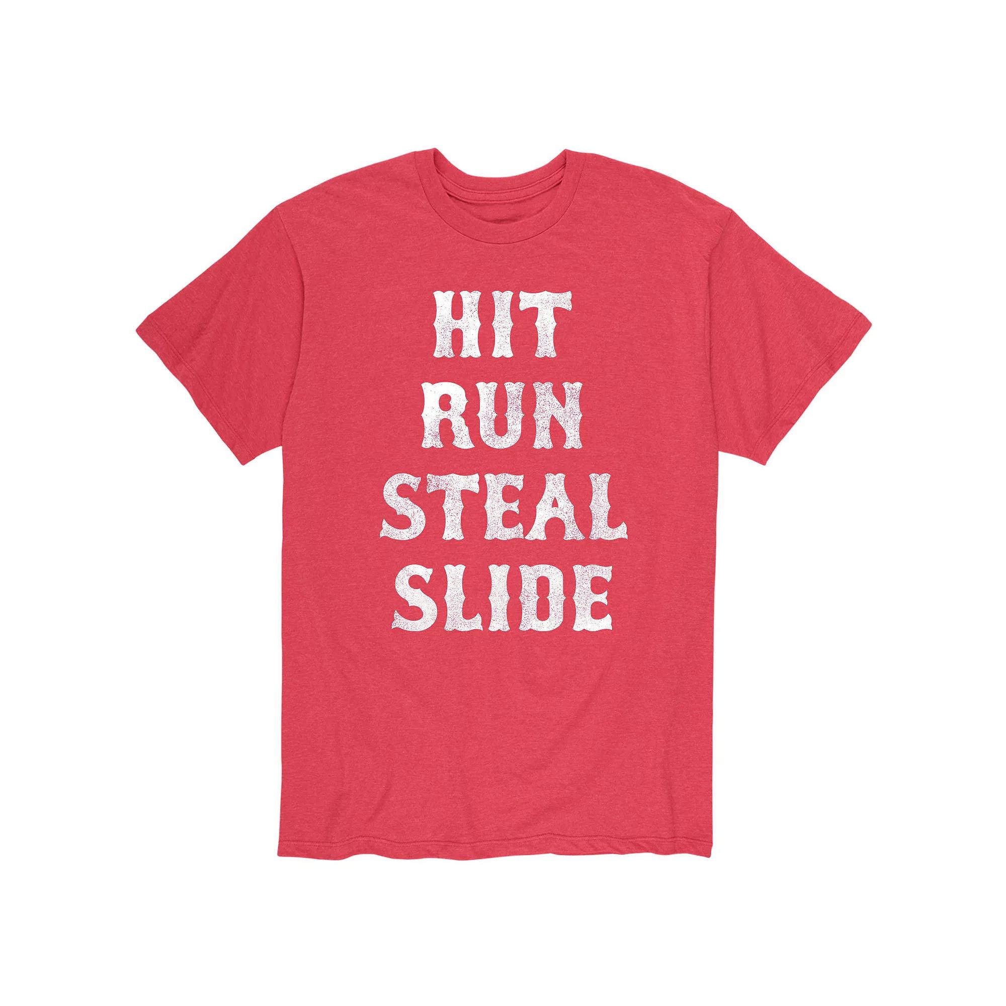 Men's Hit Run Steal Slide Tee,  Product Image