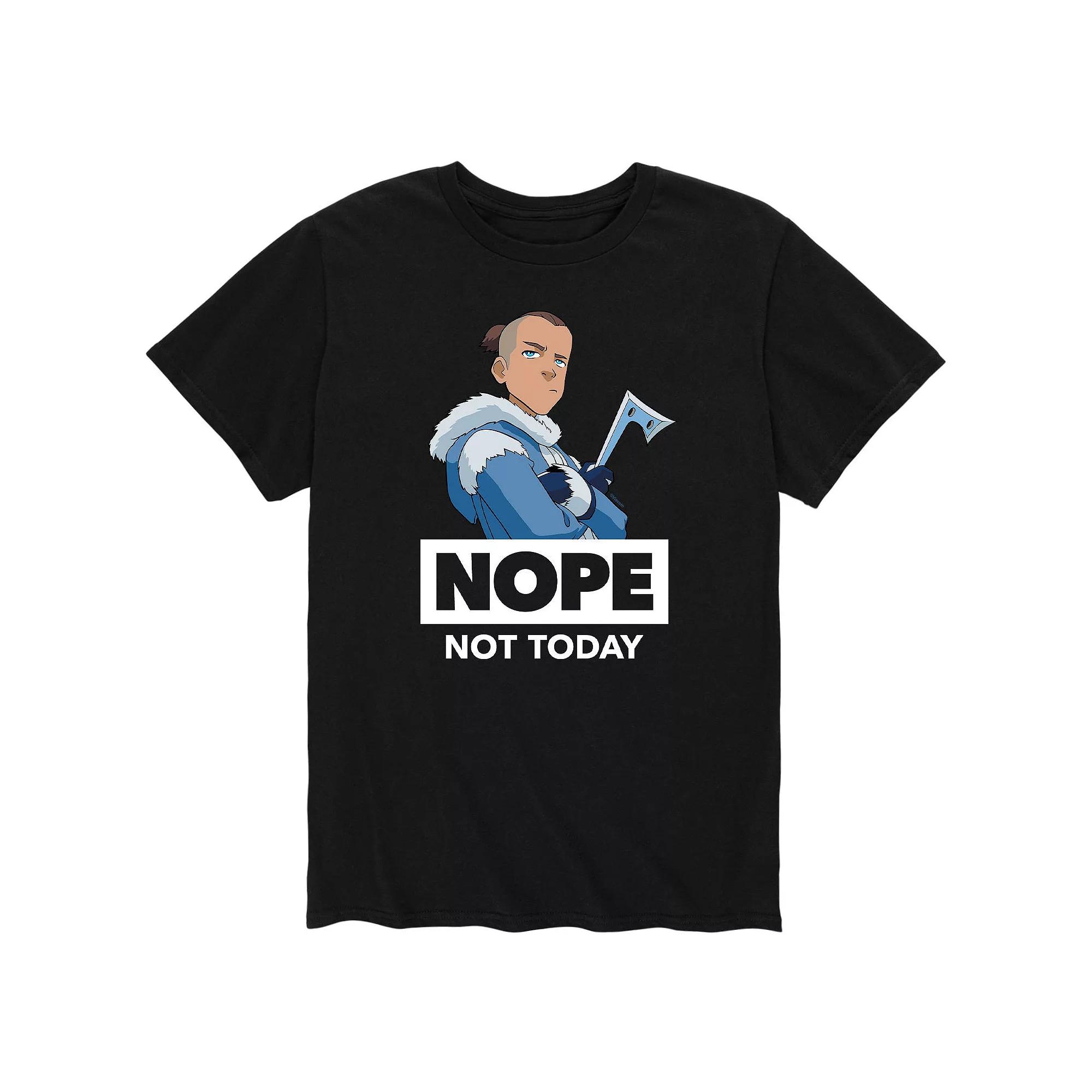 Men's Nickelodeon Avatar Sokka "Nope Not Today" Tee,  Product Image