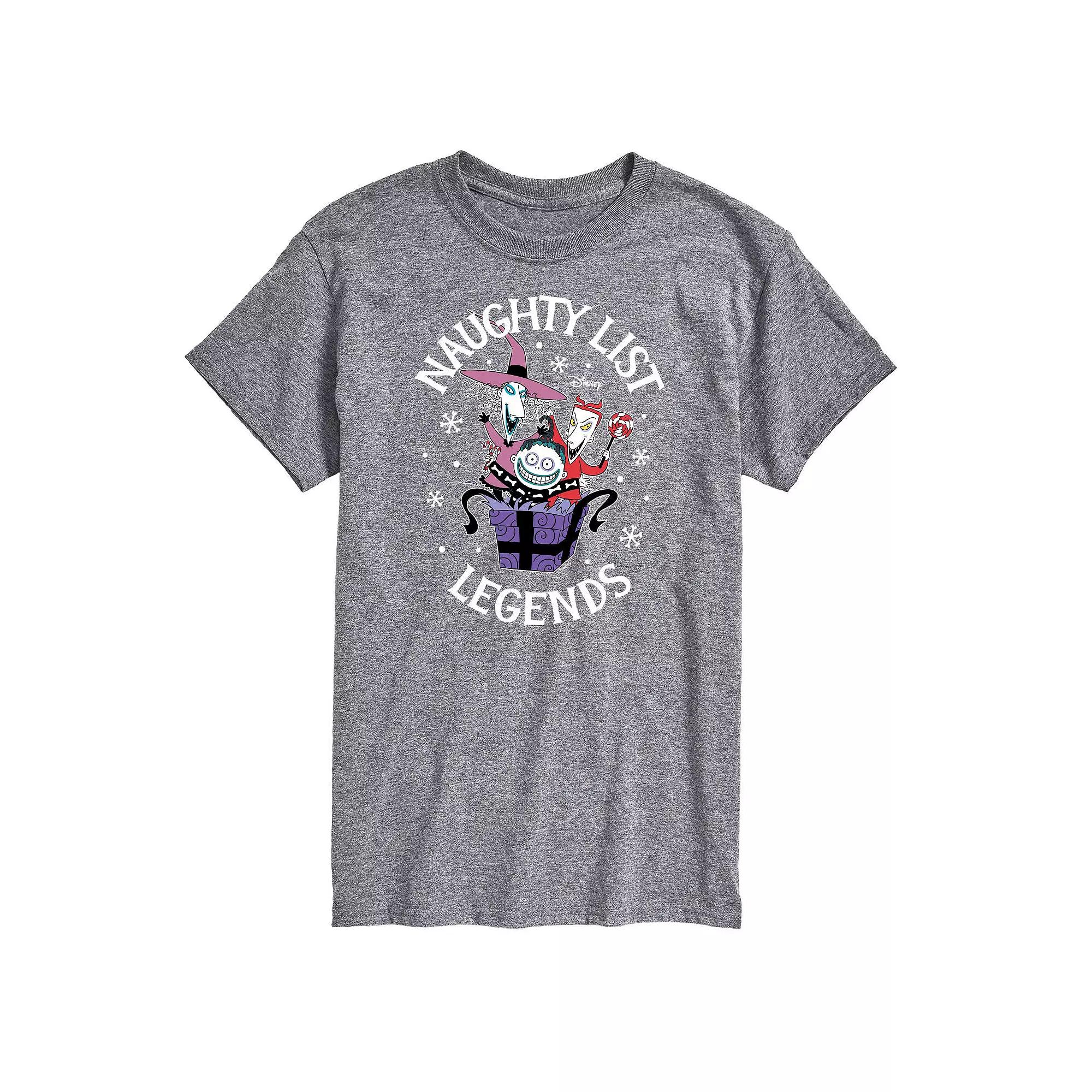 Disney's The Nightmare Before Christmas Men's Naughty List Legends Graphic Tee,  Product Image