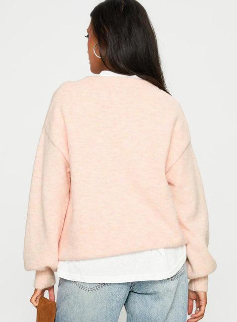 Ryanna Sweater Pink Product Image