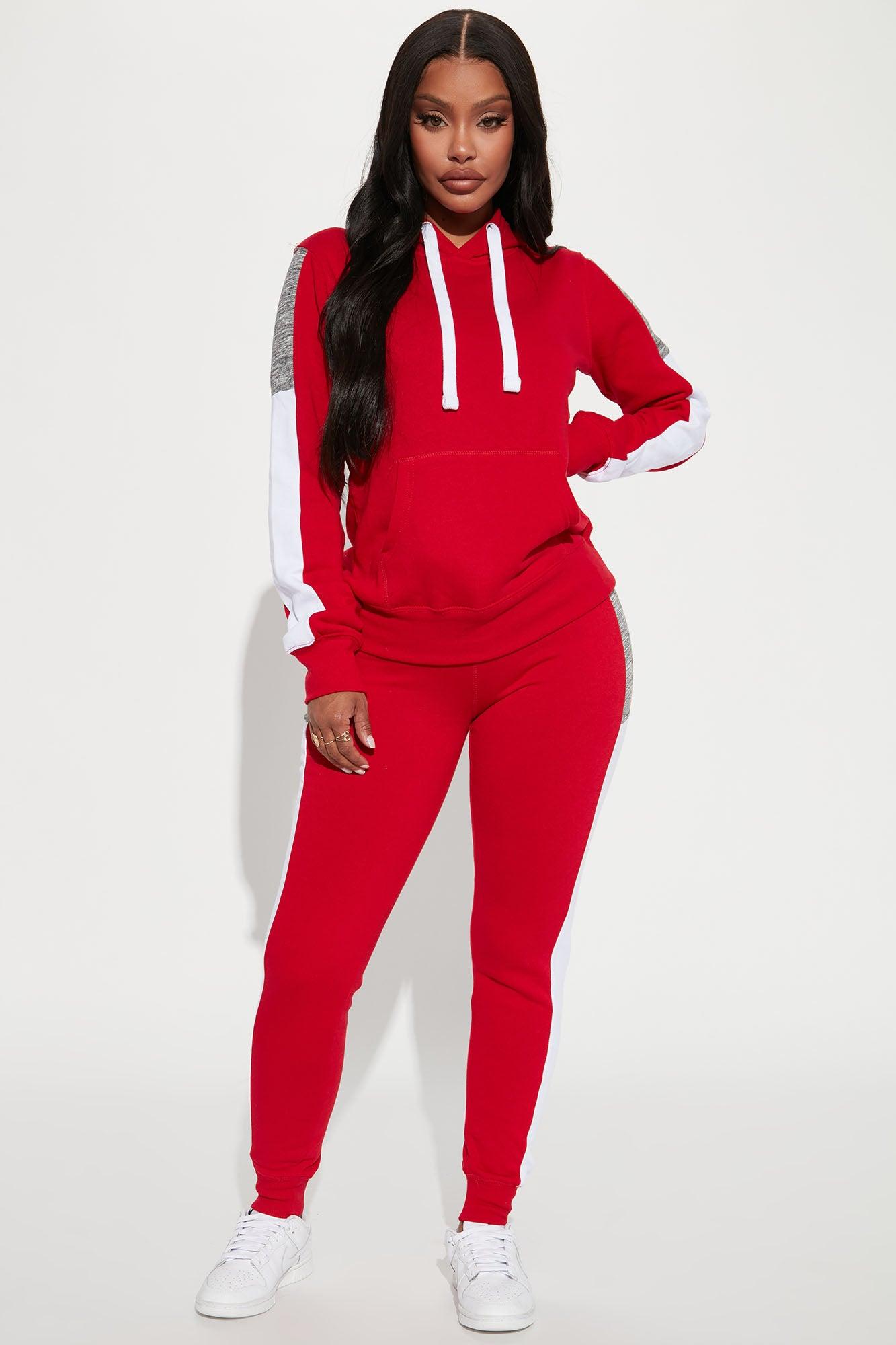 Analissa Pullover Hoodie - Red Product Image