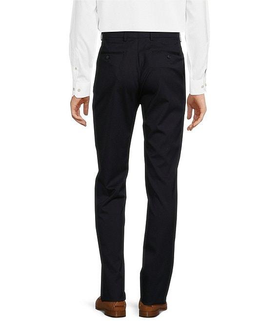 Hart Schaffner Marx New York Modern Fit Flat Front Solid Dress Pants Product Image