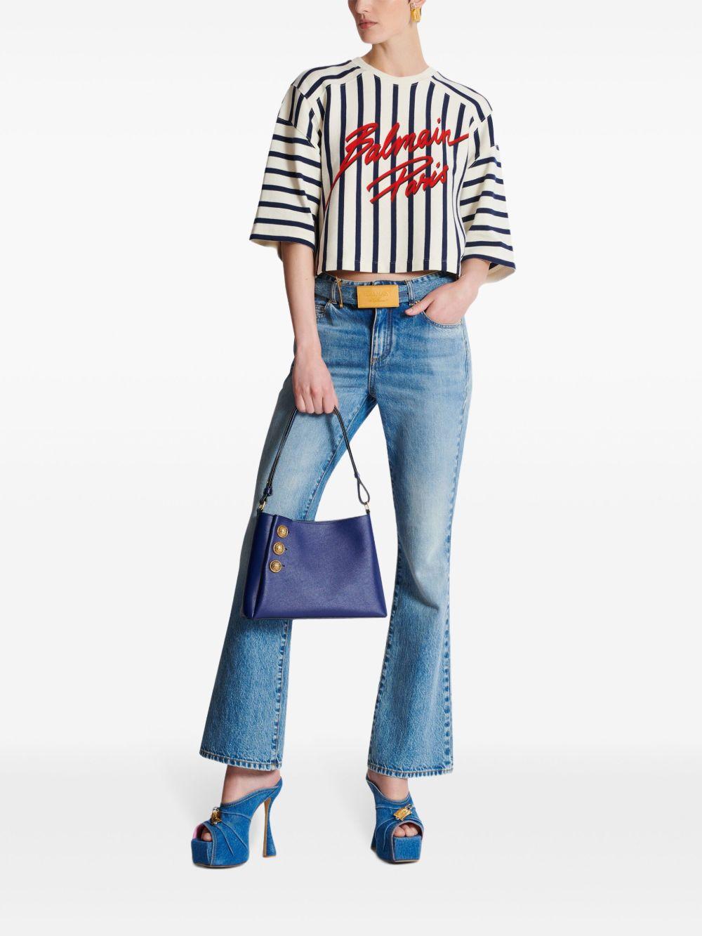 striped baseball T-shirt Product Image