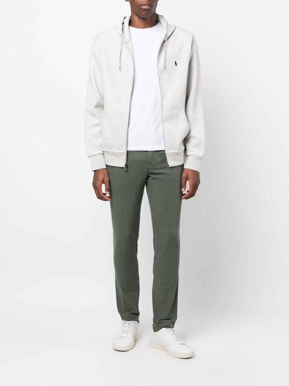 Pony logo zip-up hoodie Product Image