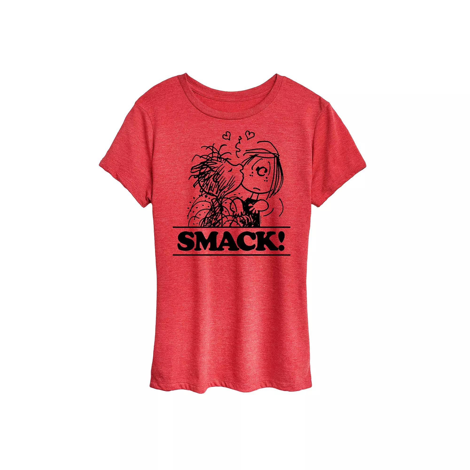 Women's Peanuts Smack Graphic Tee,  Product Image