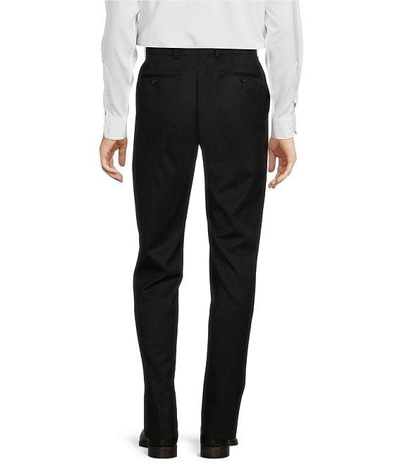 Hart Schaffner Marx New York Modern Fit Pre-Tailored Flat Front Super Stretch Solid Dress Pants Product Image