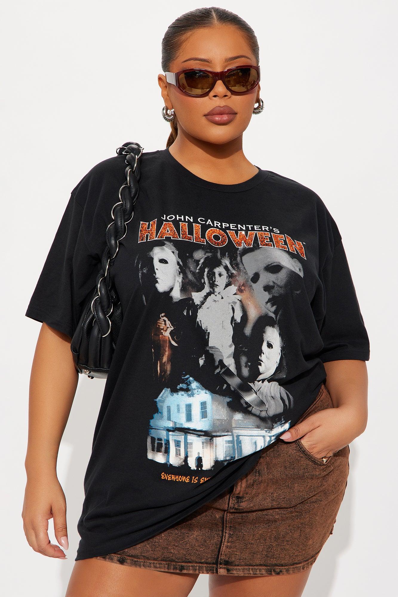 Halloween Rhinestone Tee - Black Female Product Image