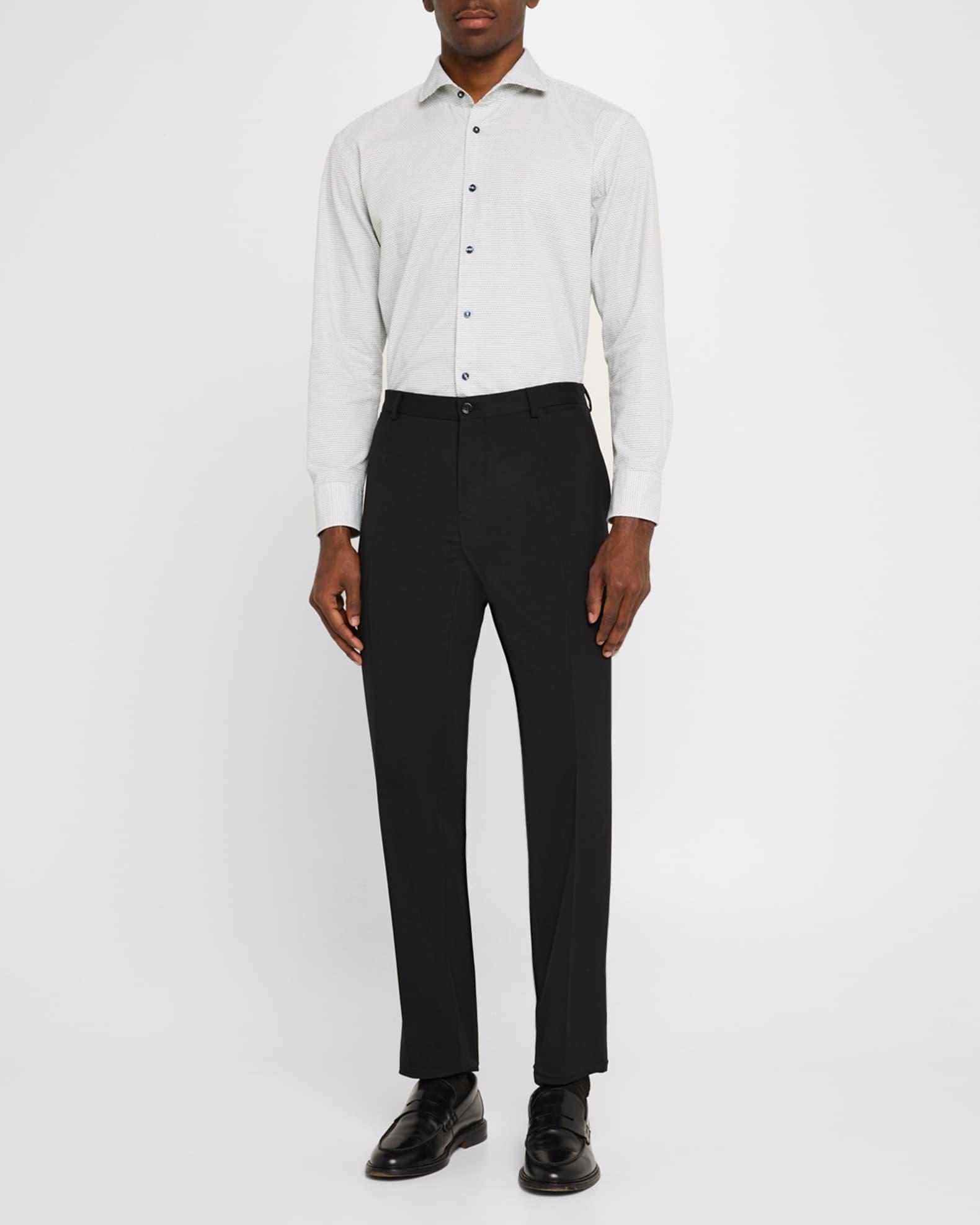 Men's Max Cotton Micro-Print Dress Shirt Product Image