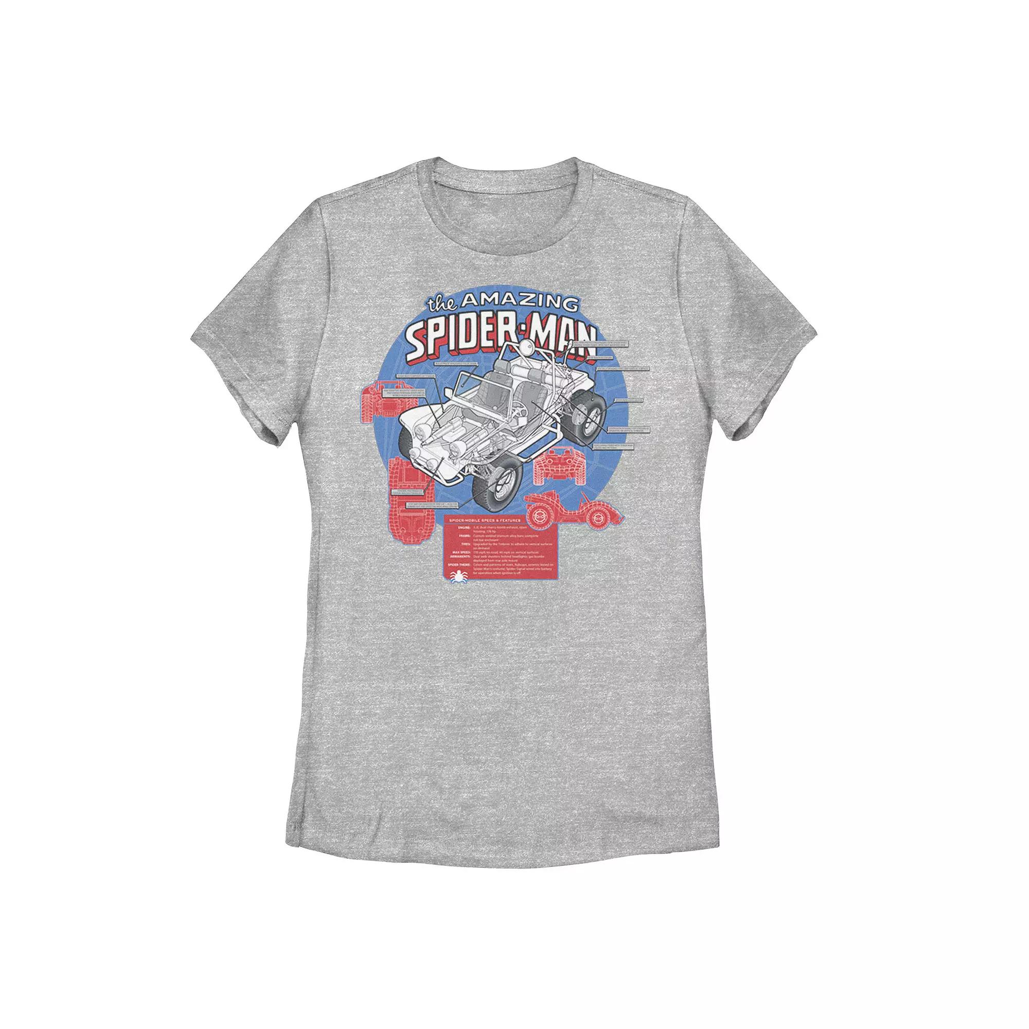 Juniors' Amazing Spider-Man Auto Graphic Tee, Girl's,  Product Image