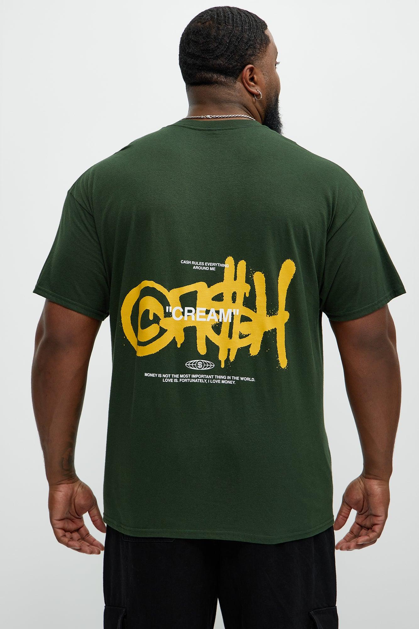 Cash Forever Short Sleeve Tee - Green Product Image