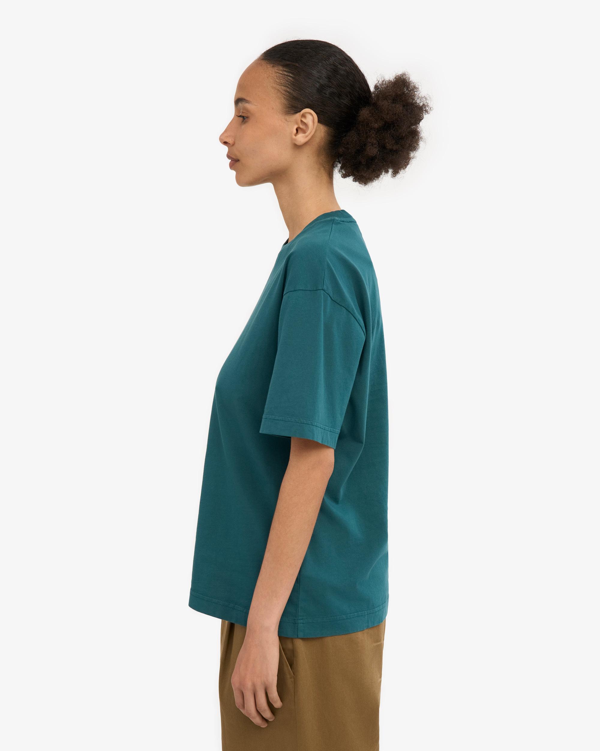 Oversized Organic T-Shirt - Purple Jade Product Image