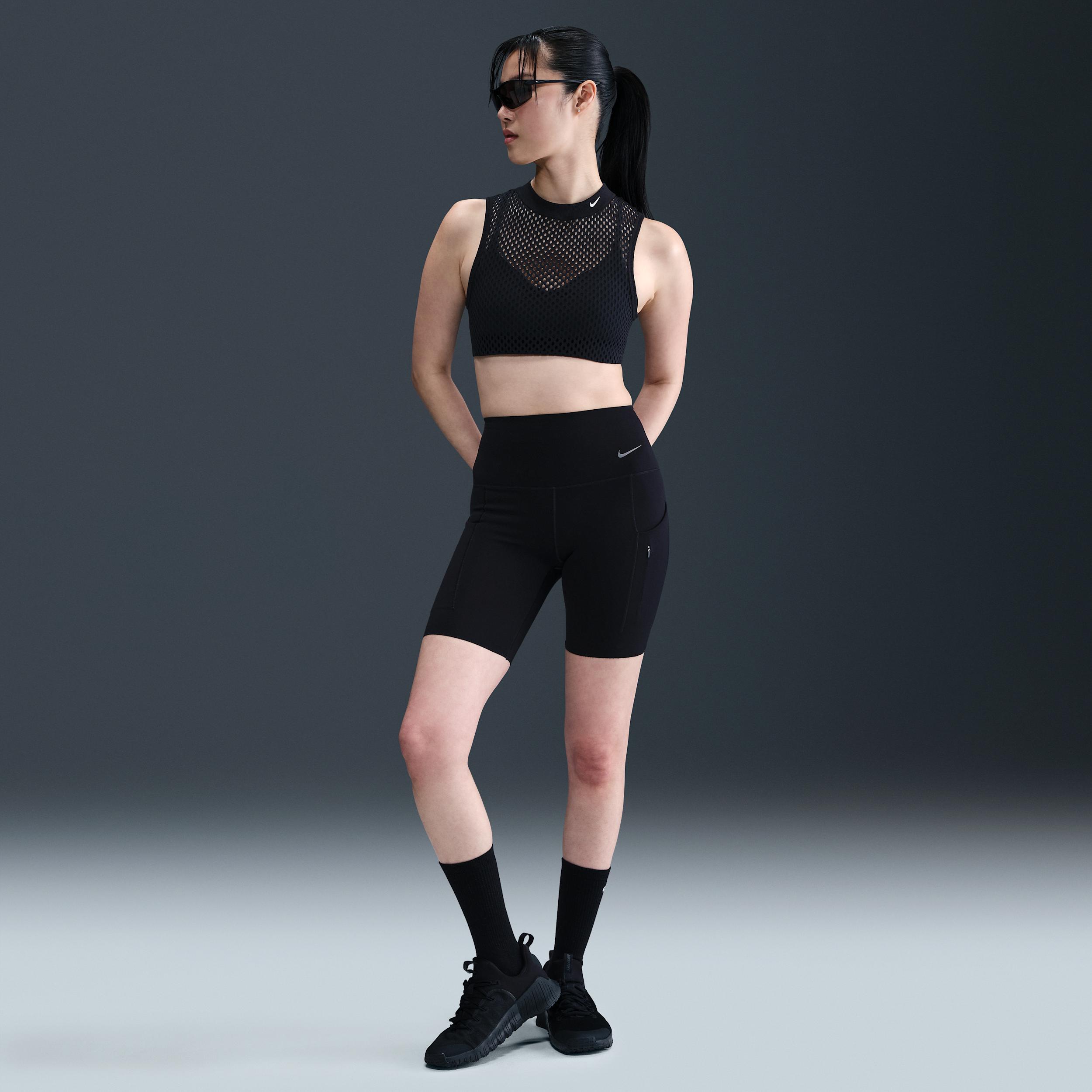 Nike Womens Indy Net Light-Support Padded Sports Bra | HF5422-010 Product Image