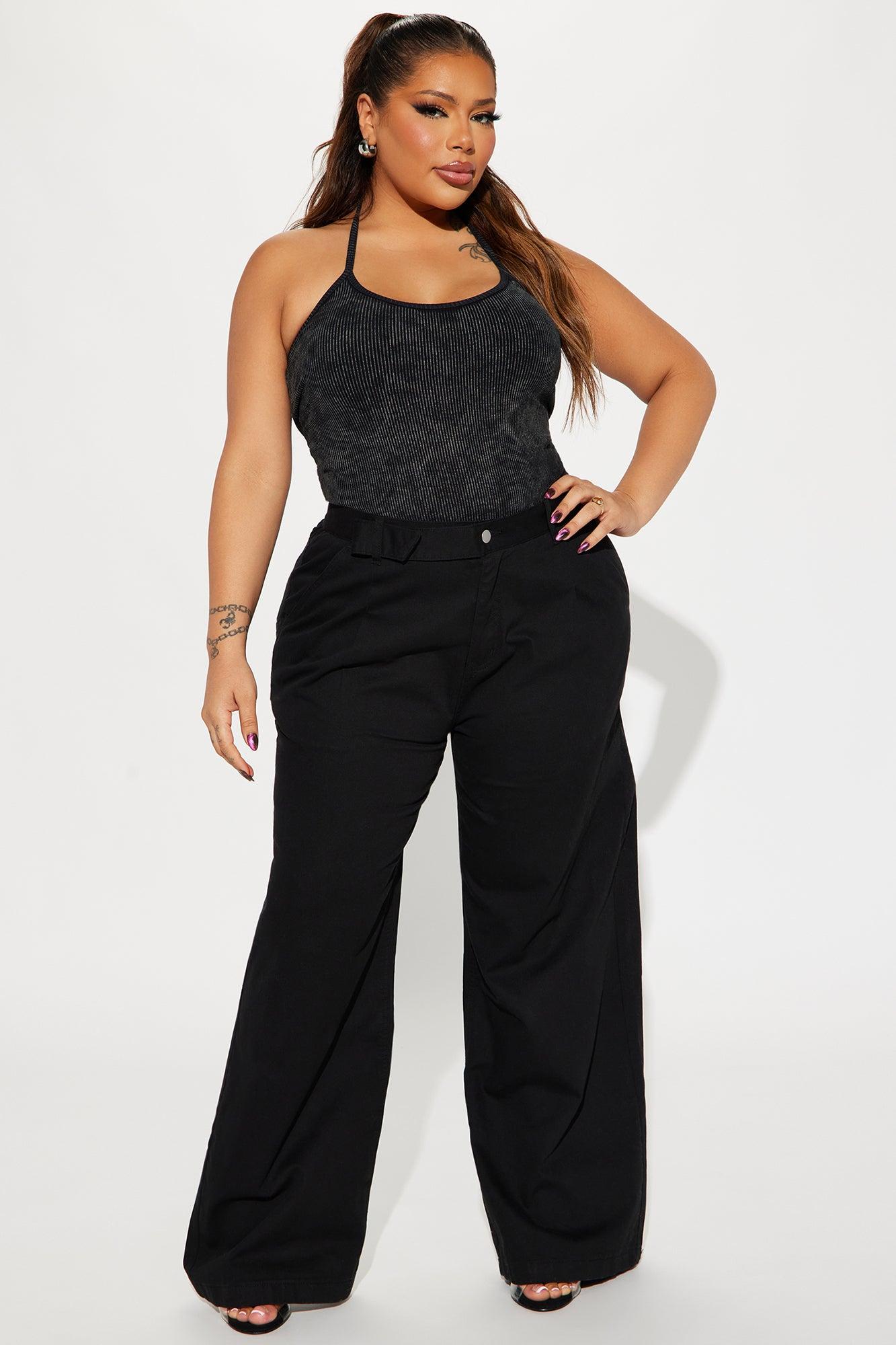 Ari Washed Bodysuit - Black Wash Product Image