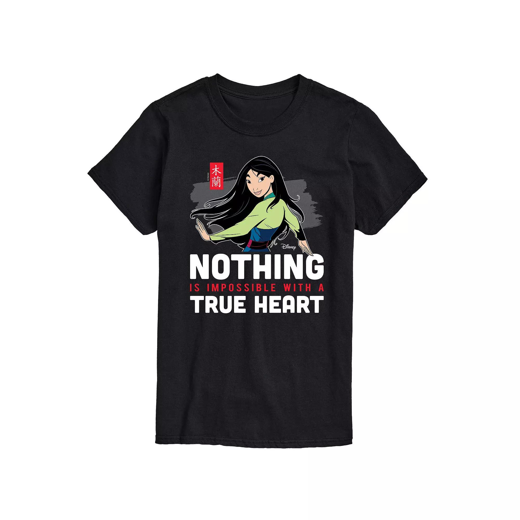 Disney's Mulan Men's Nothing Impossible Tee,  Product Image