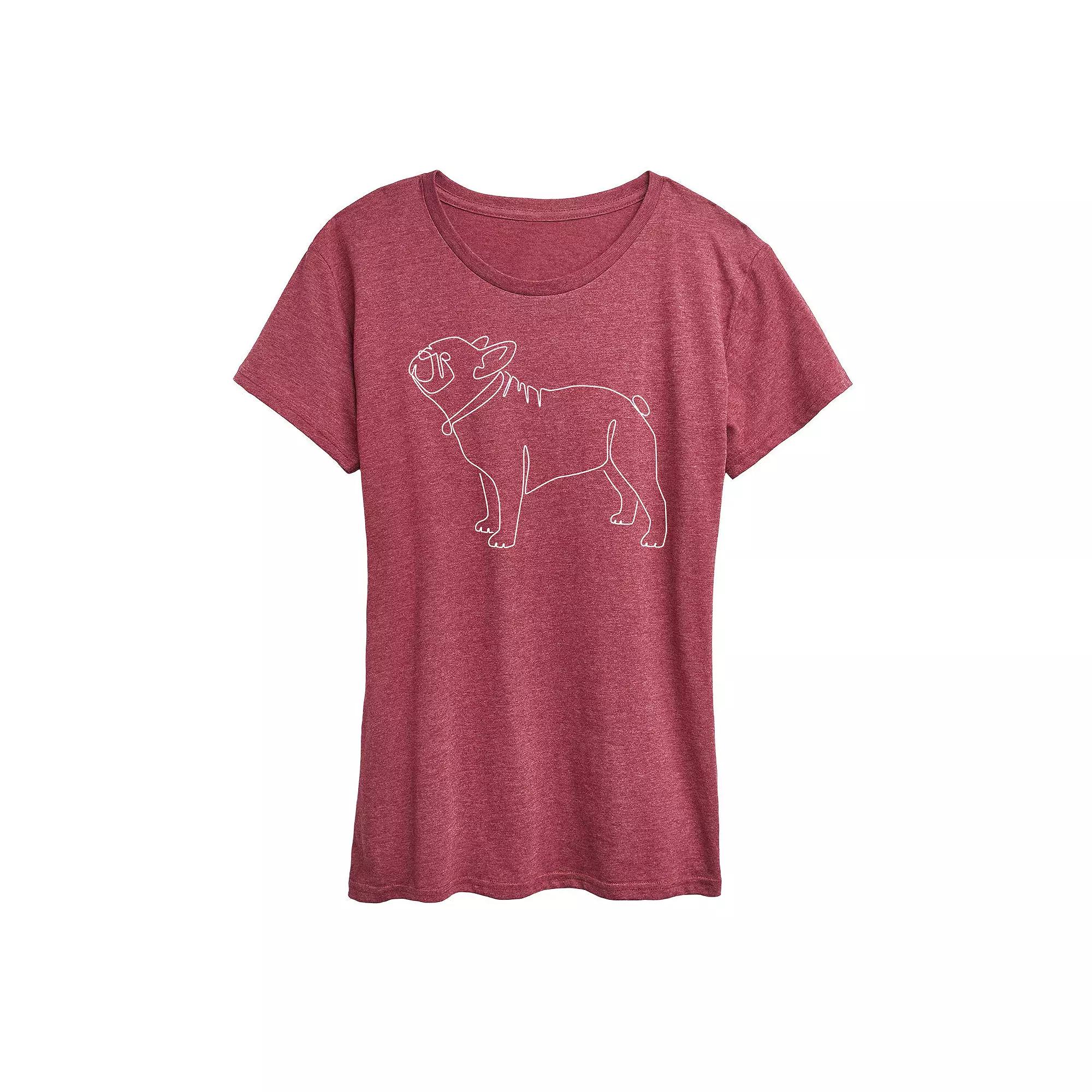 Women's Dog Mom University Graphic Tee,  Product Image
