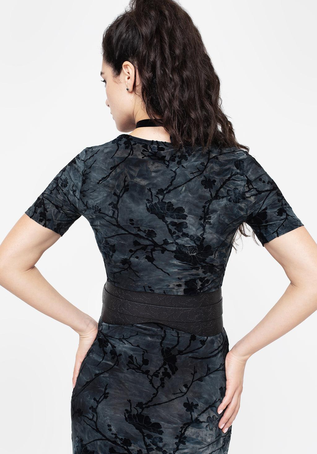 Bathory Floral Embossed Waist Belt Product Image