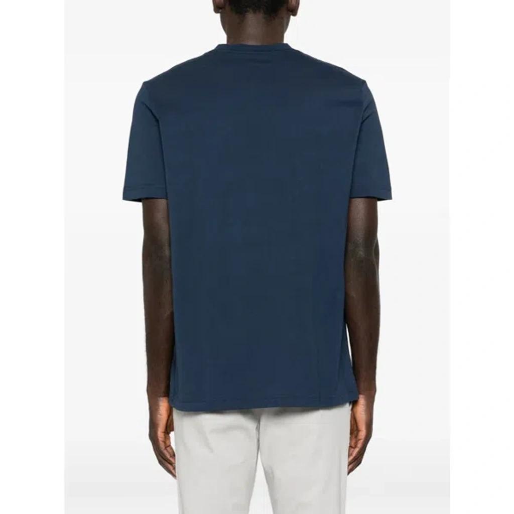 HUGO BOSS Graphic-print T-shirt In Blue Product Image