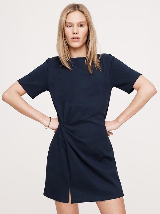 Cotton Twisted T-Shirt Dress Product Image