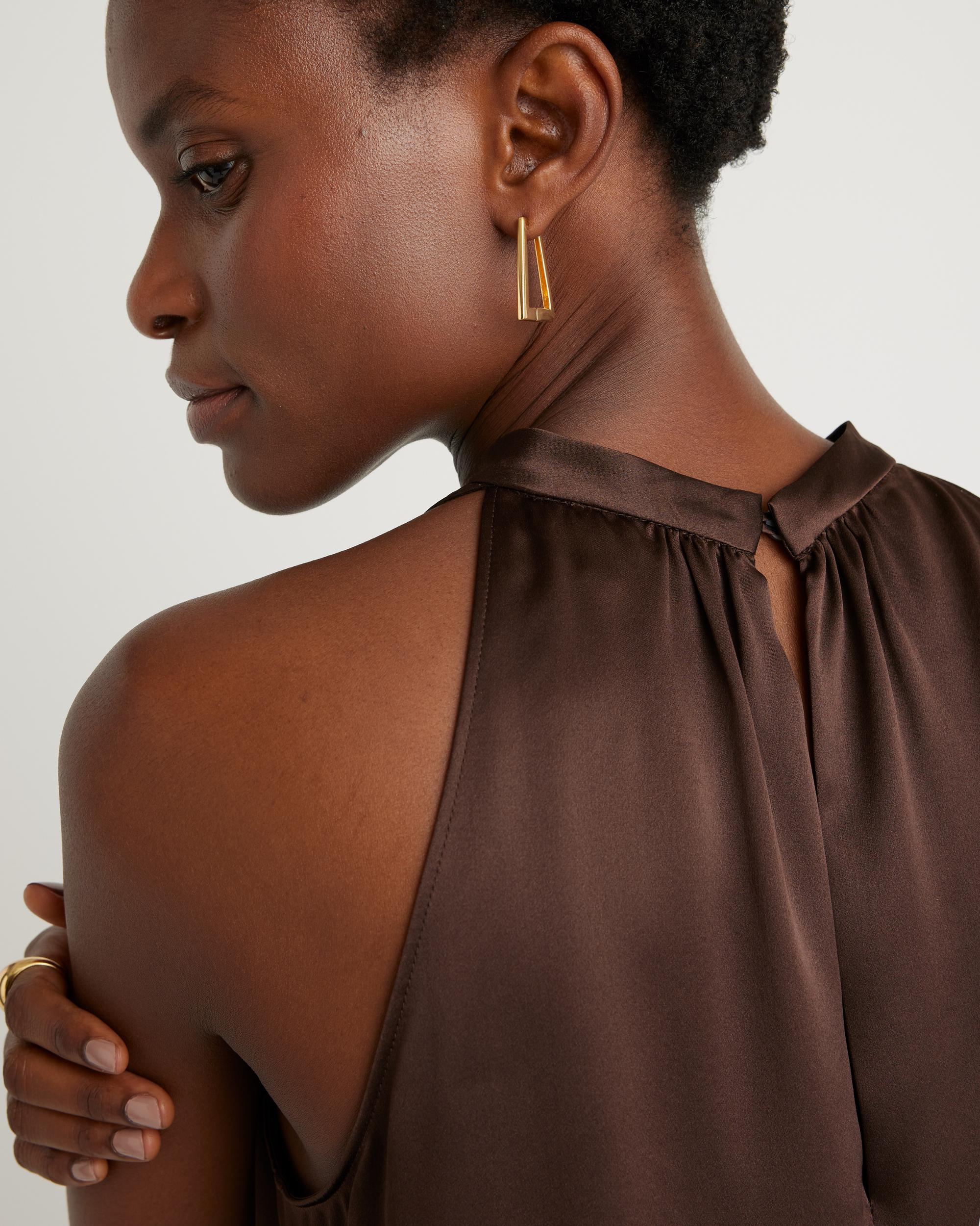 Quince | Women's Halter Top Silk Product Image